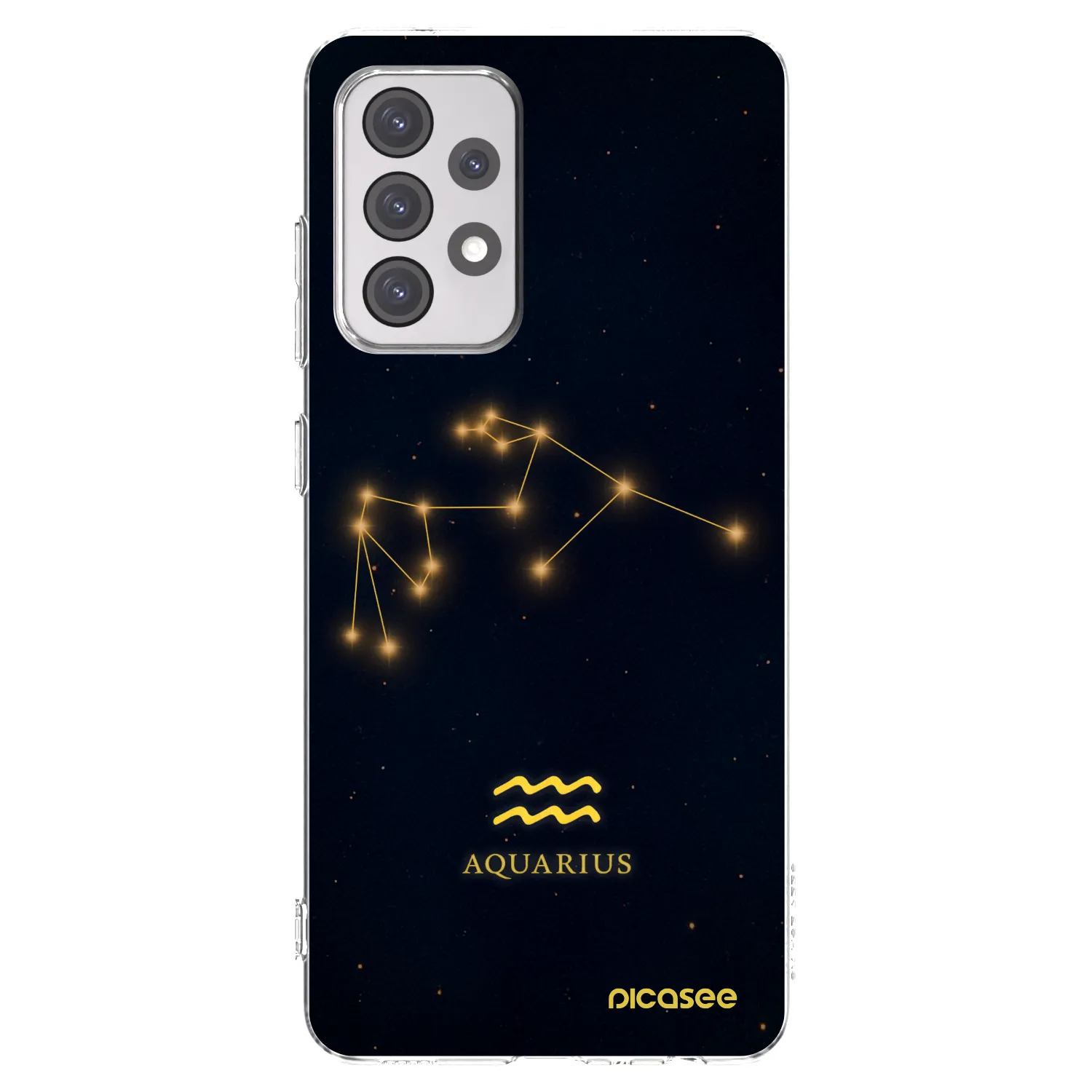 Picasee silikonový průhledný obal pro Samsung Galaxy A52s 5G A528B - AQUARIUS