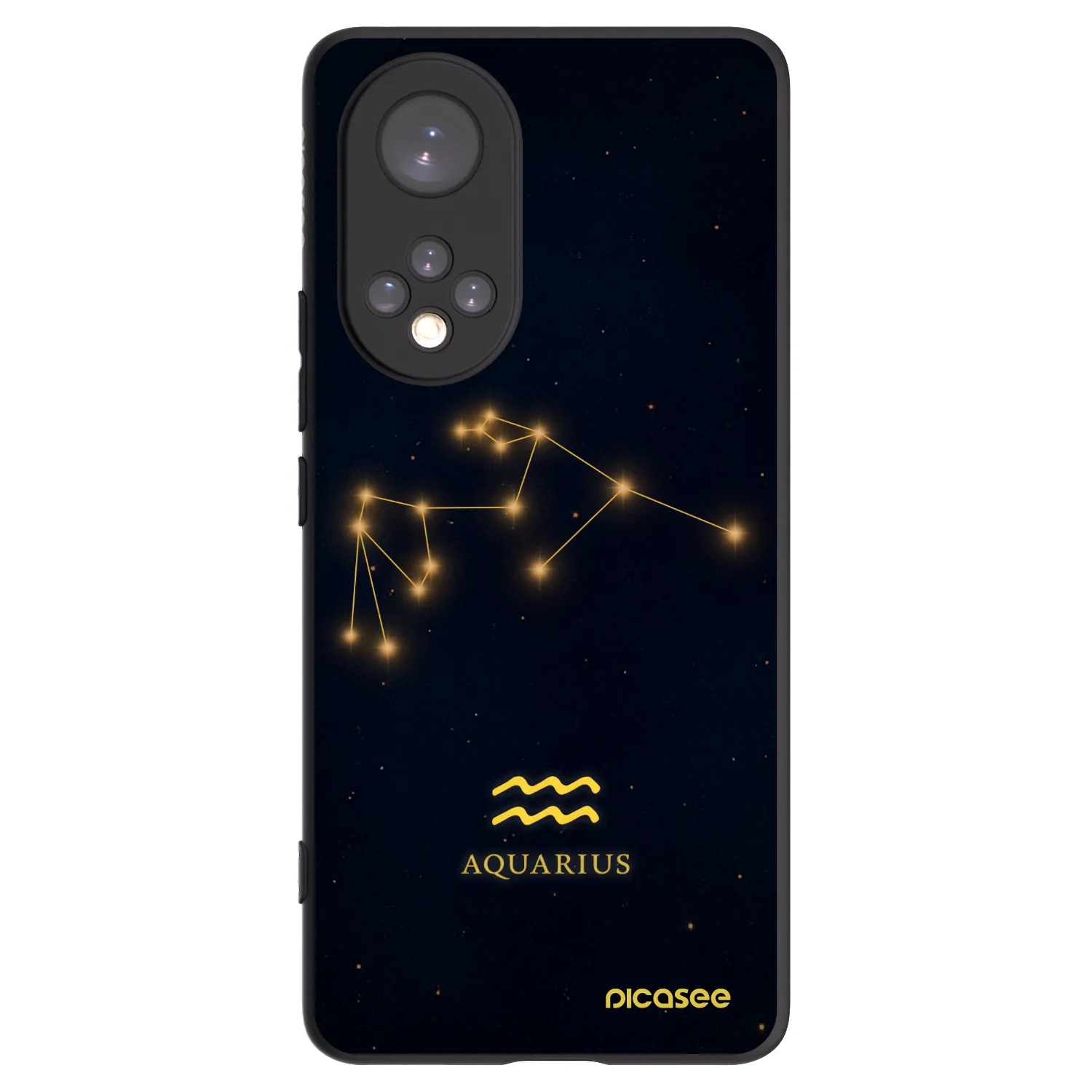 Picasee silikonový černý obal pro Honor 50 5G - AQUARIUS