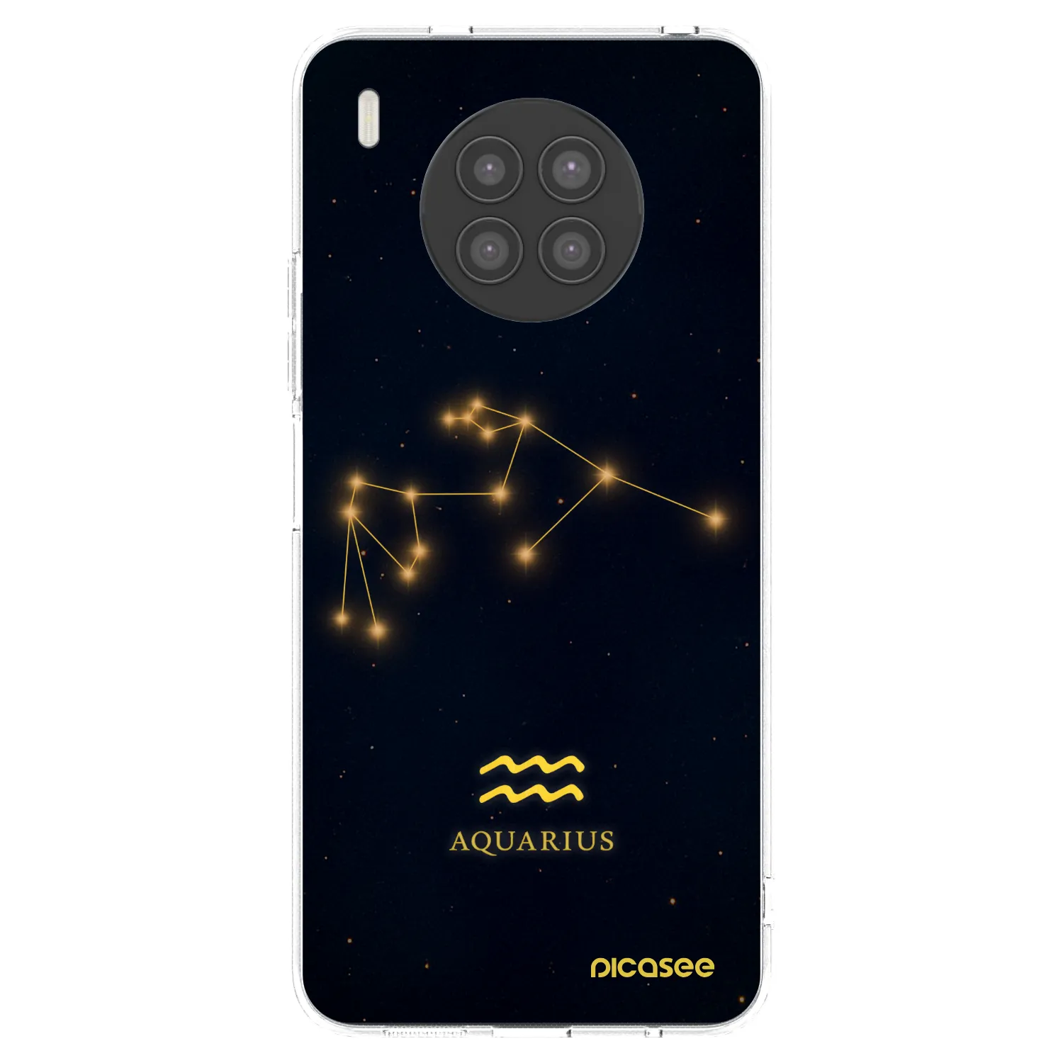 Picasee silikonový průhledný obal pro Huawei Nova 8i - AQUARIUS