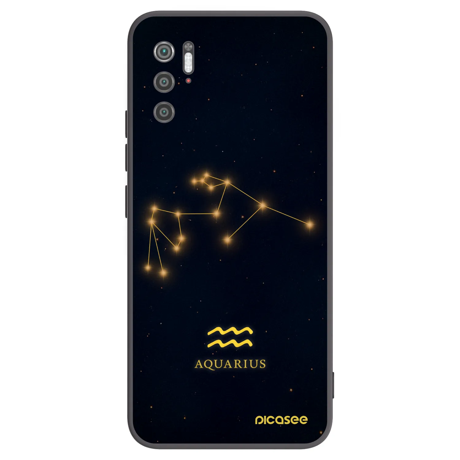 Picasee silikonový černý obal pro Xiaomi Poco M3 Pro 5G - AQUARIUS