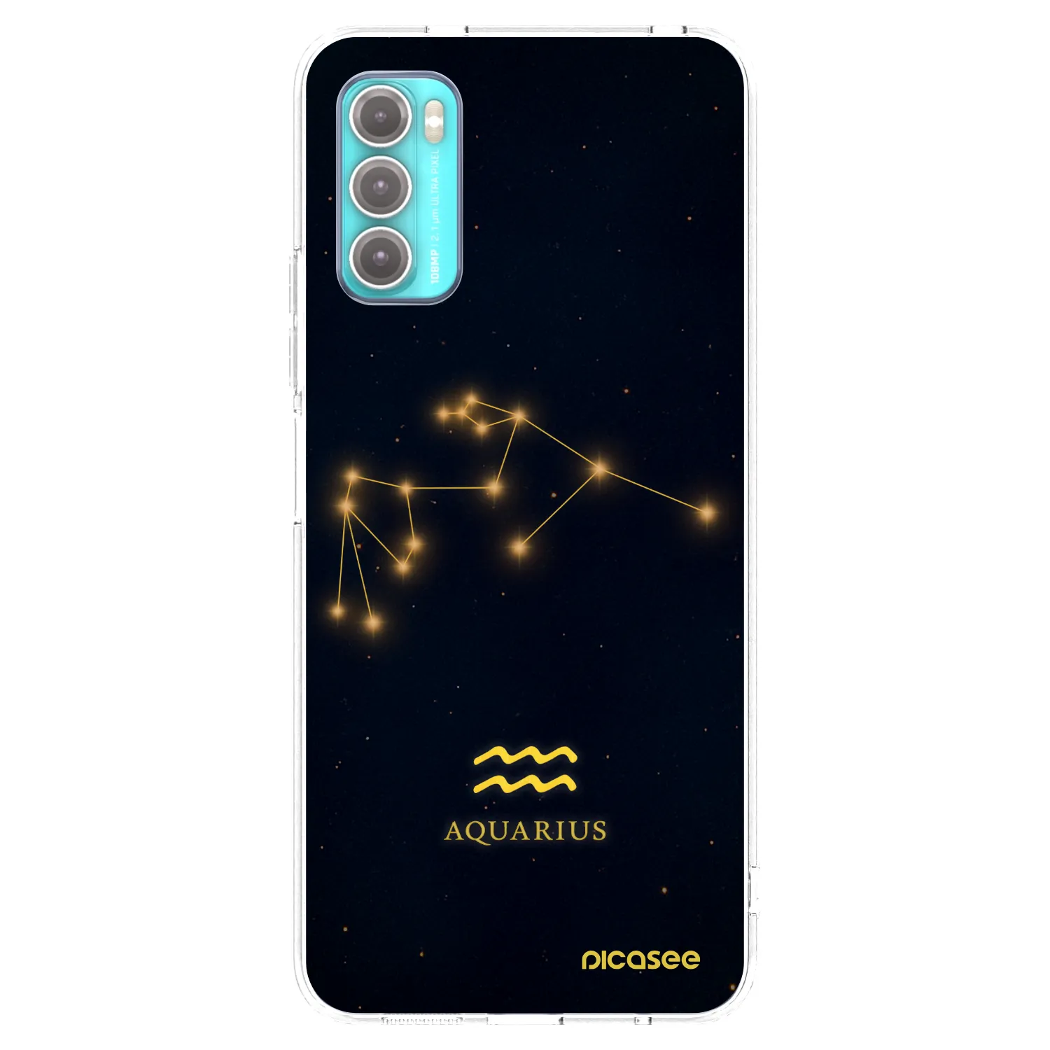 Picasee silikonový průhledný obal pro Motorola Moto G60 - AQUARIUS