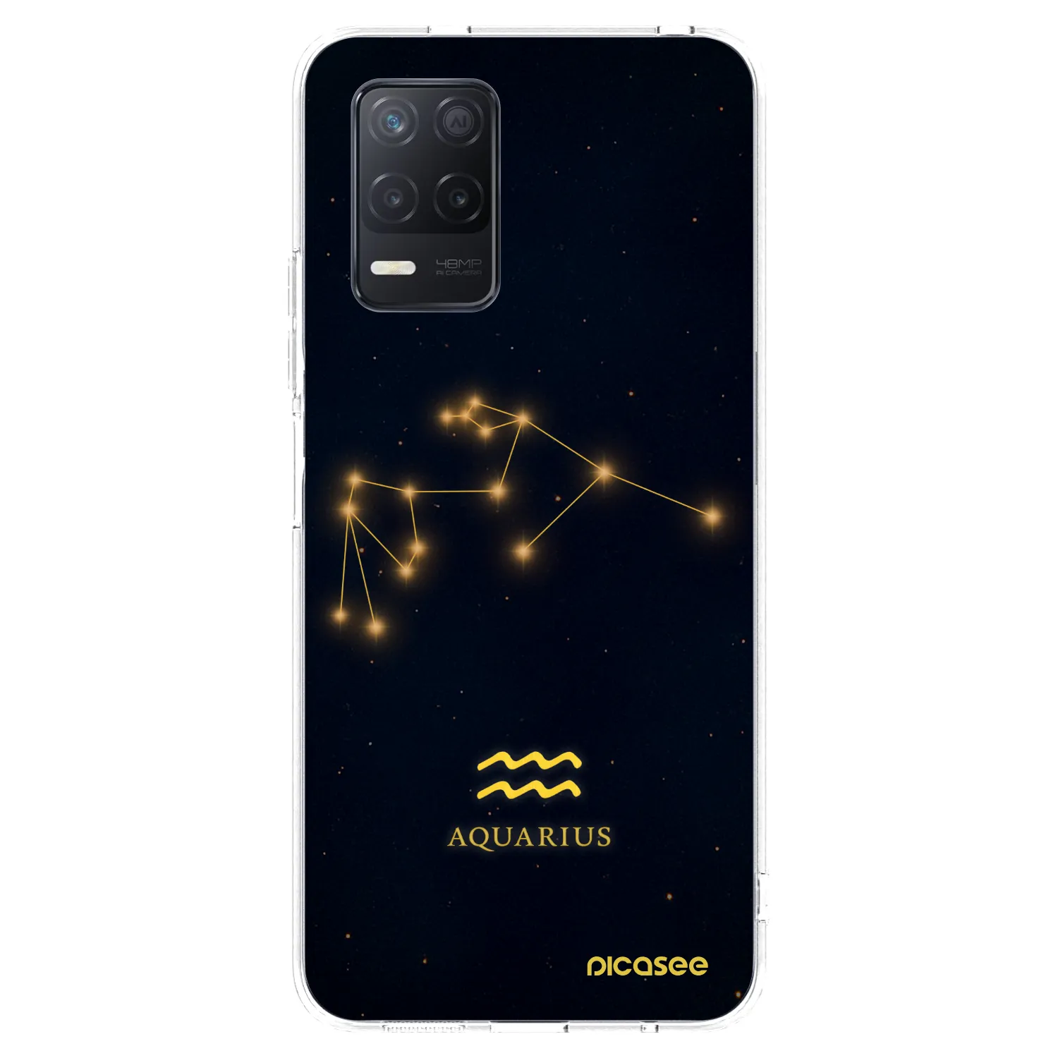 Picasee silikonový průhledný obal pro Realme 8 5G - AQUARIUS