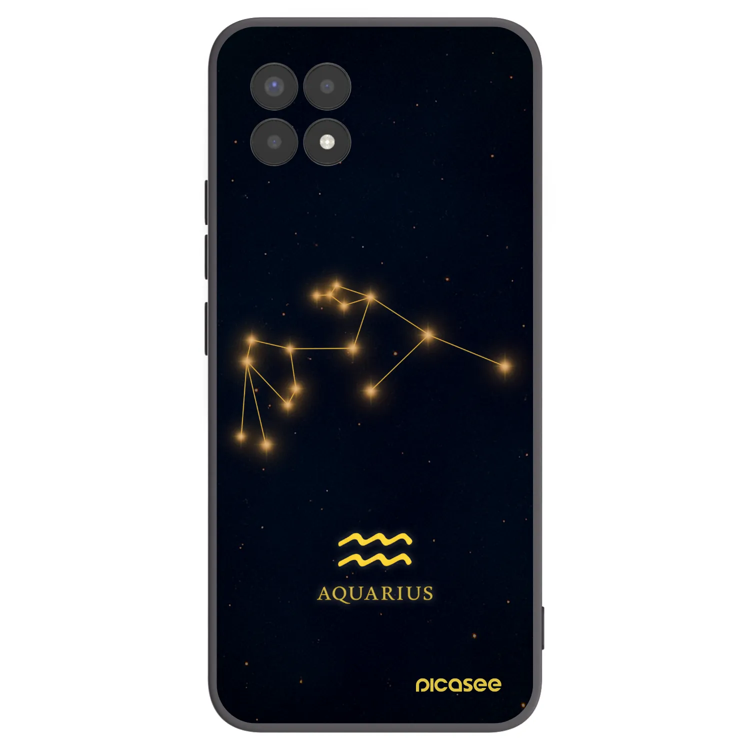 Picasee silikonový černý obal pro Realme 8i - AQUARIUS