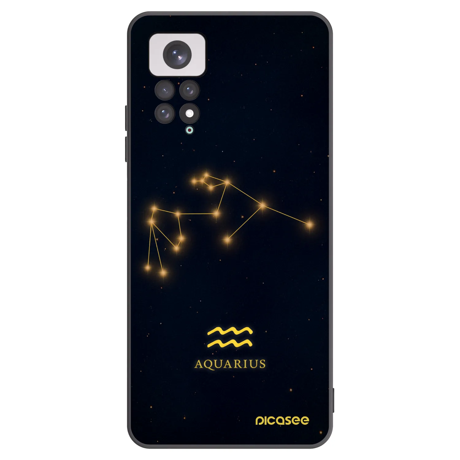 Picasee silikonový černý obal pro Xiaomi Redmi Note 11 - AQUARIUS