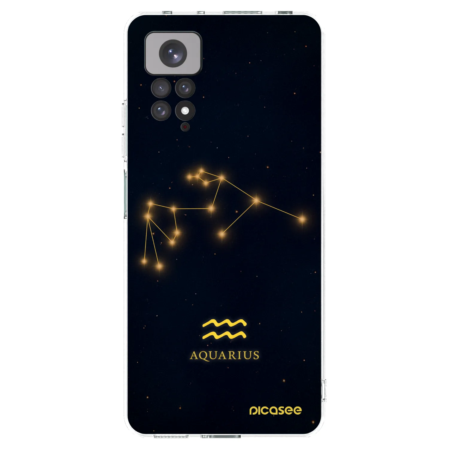 Picasee silikonový průhledný obal pro Xiaomi Redmi Note 11 - AQUARIUS