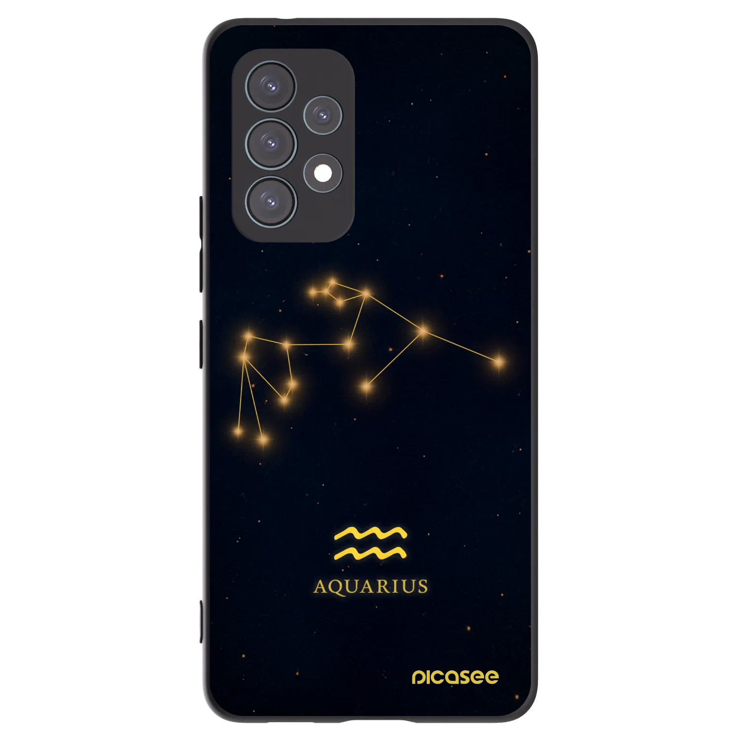 Picasee silikonový černý obal pro Samsung Galaxy A53 5G A536 - AQUARIUS