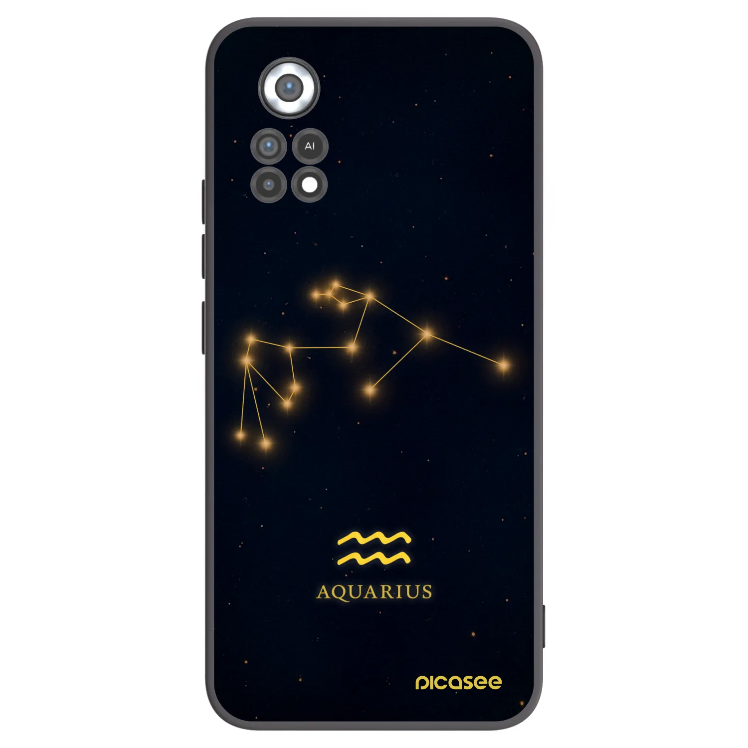 Picasee silikonový černý obal pro Xiaomi Poco X4 Pro 5G - AQUARIUS