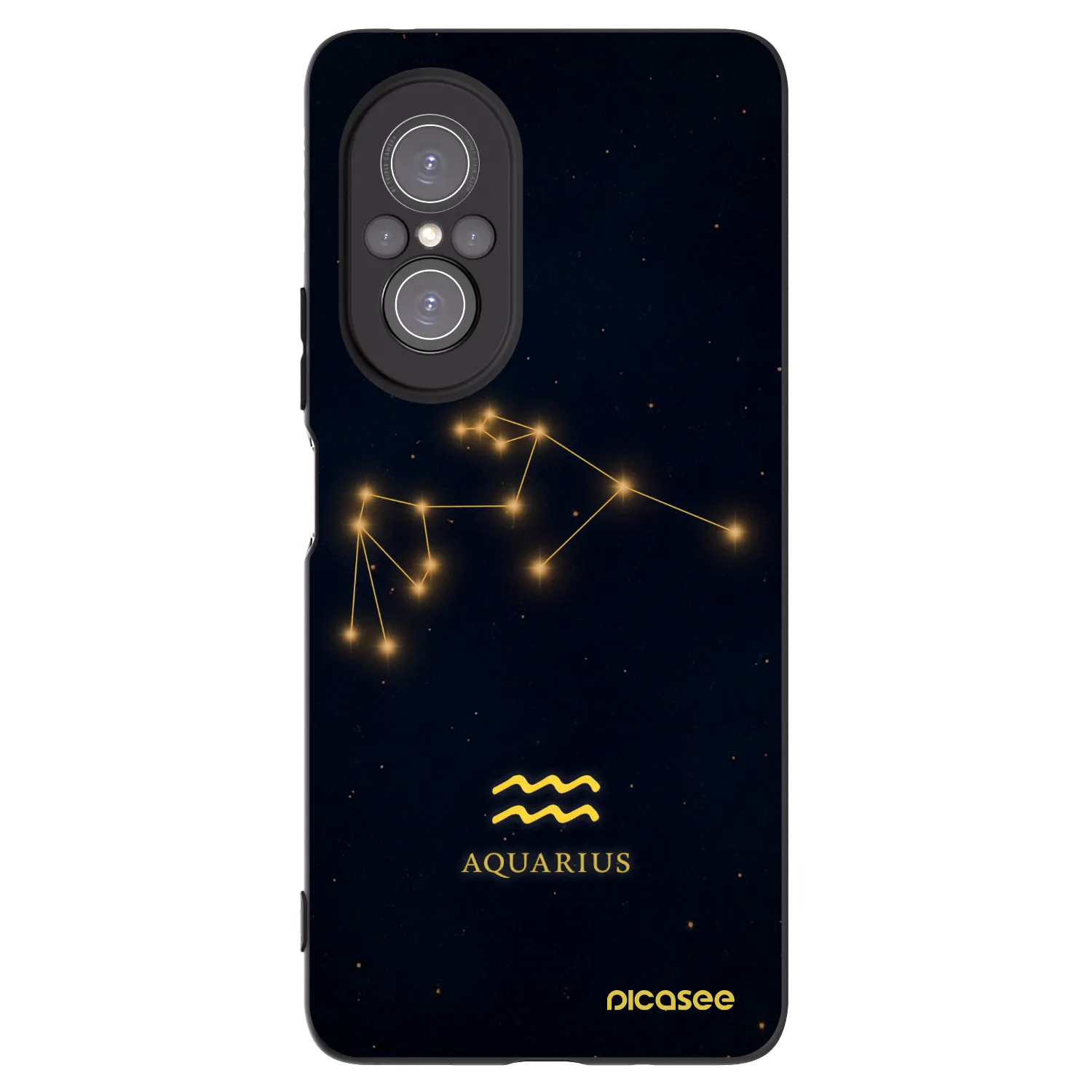 Picasee silikonový černý obal pro Huawei Nova 9 SE - AQUARIUS