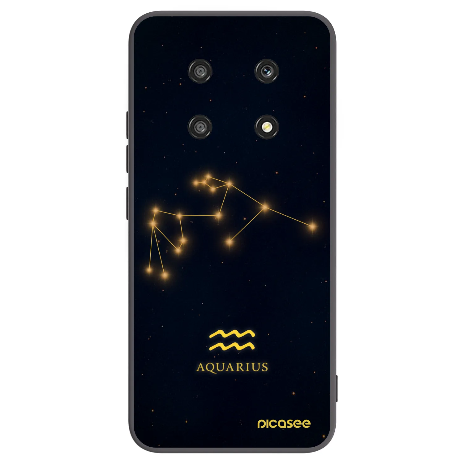 Picasee silikonový černý obal pro Honor Magic4 Lite 5G - AQUARIUS