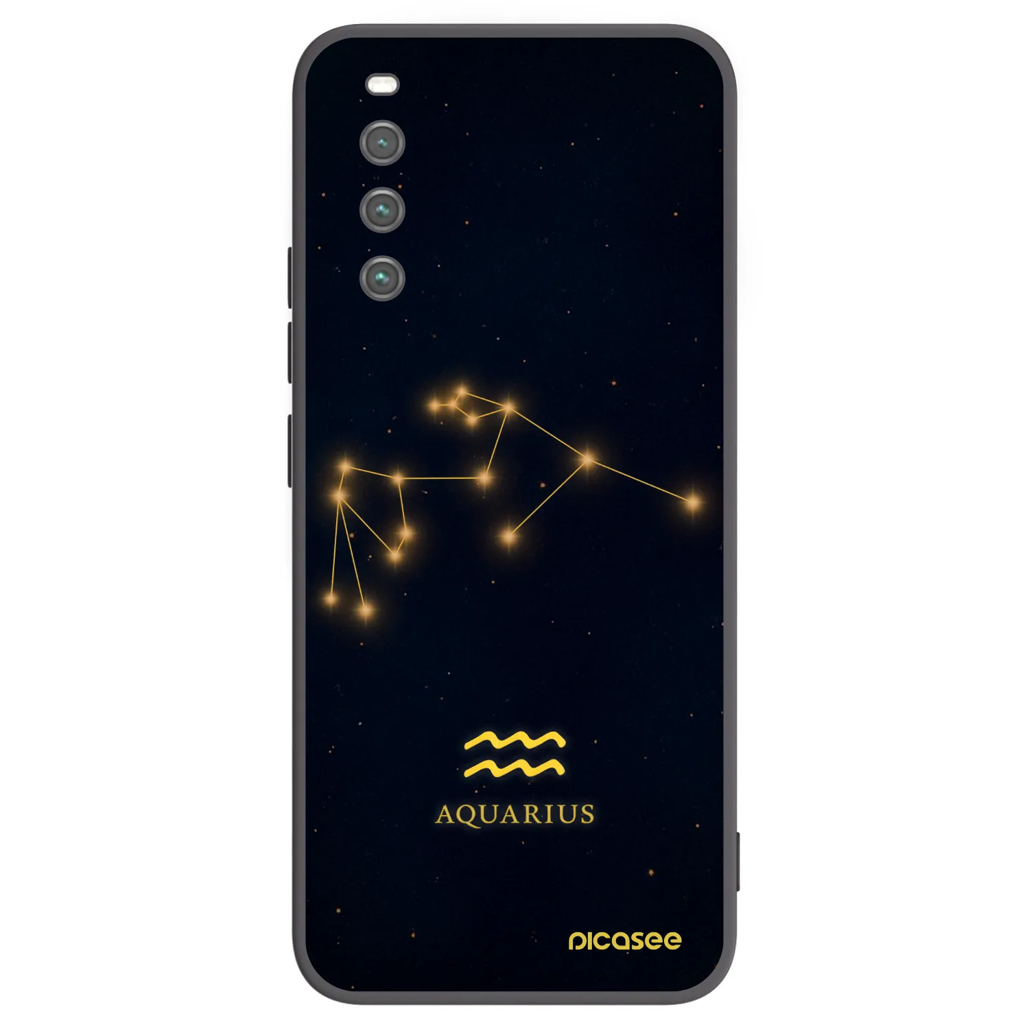 Picasee silikonový černý obal pro Sony Xperia 10 IV 5G - AQUARIUS