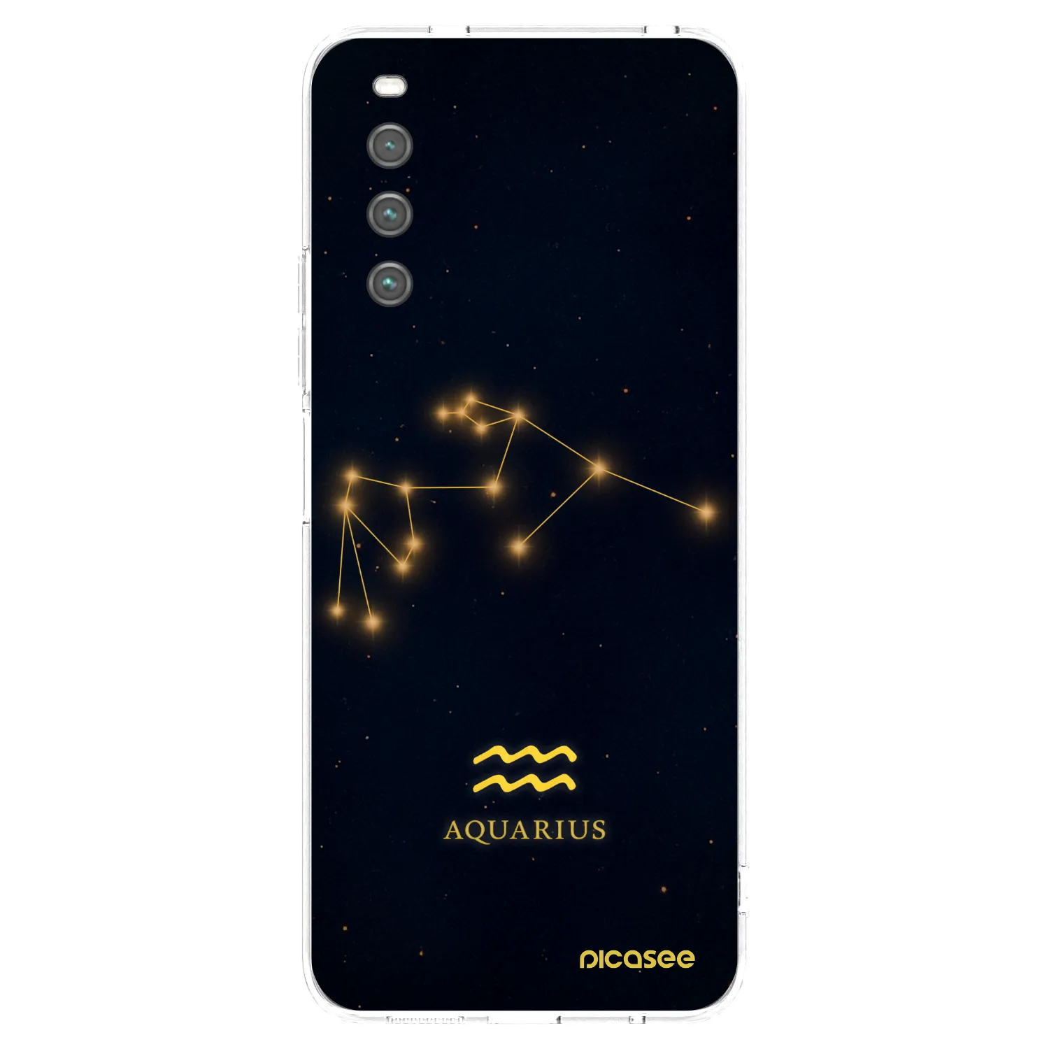 Picasee silikonový průhledný obal pro Sony Xperia 10 IV 5G - AQUARIUS