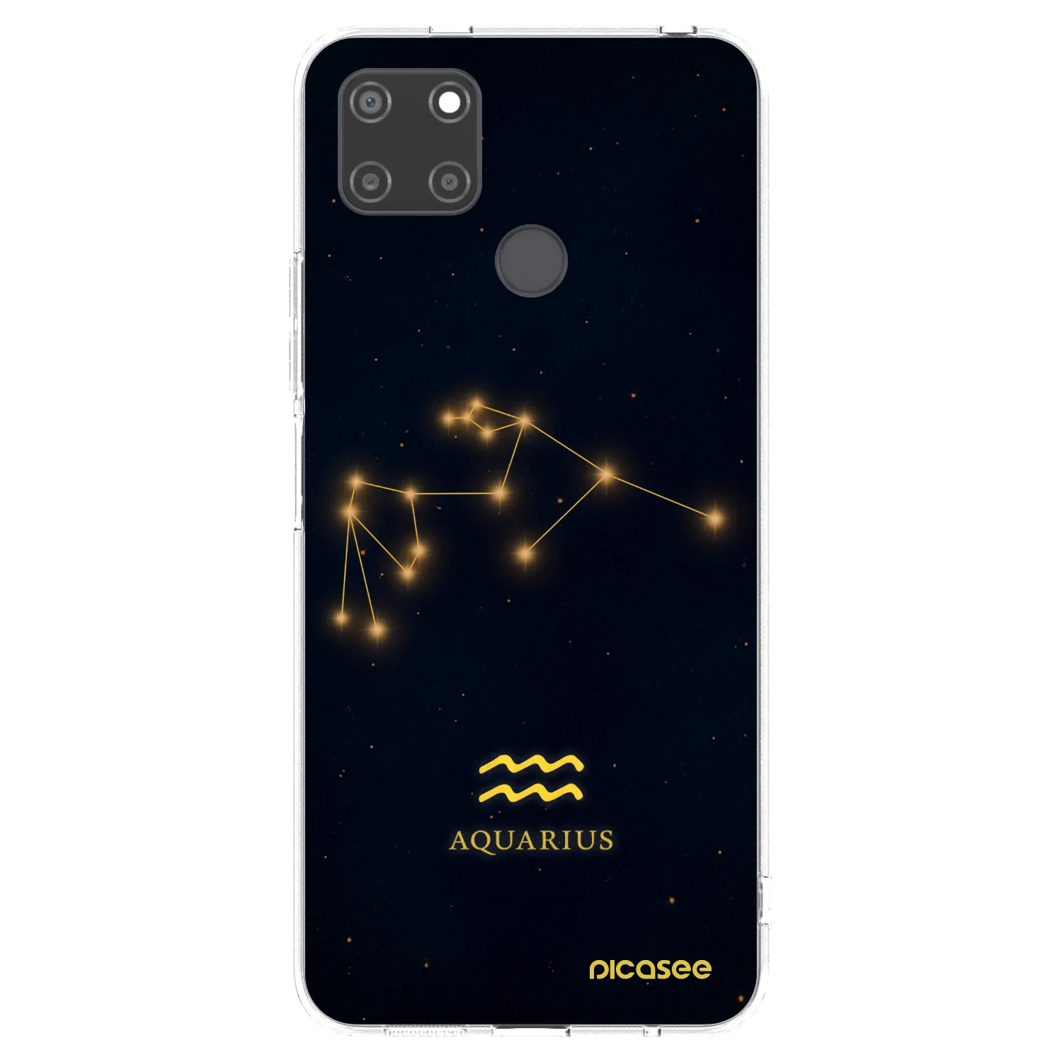 Picasee silikonový průhledný obal pro Realme C21Y - AQUARIUS