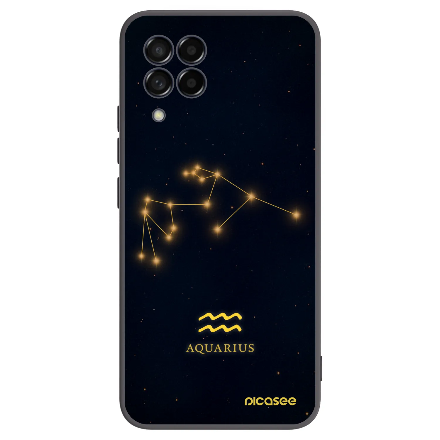 Picasee silikonový černý obal pro Samsung Galaxy M53 5G - AQUARIUS