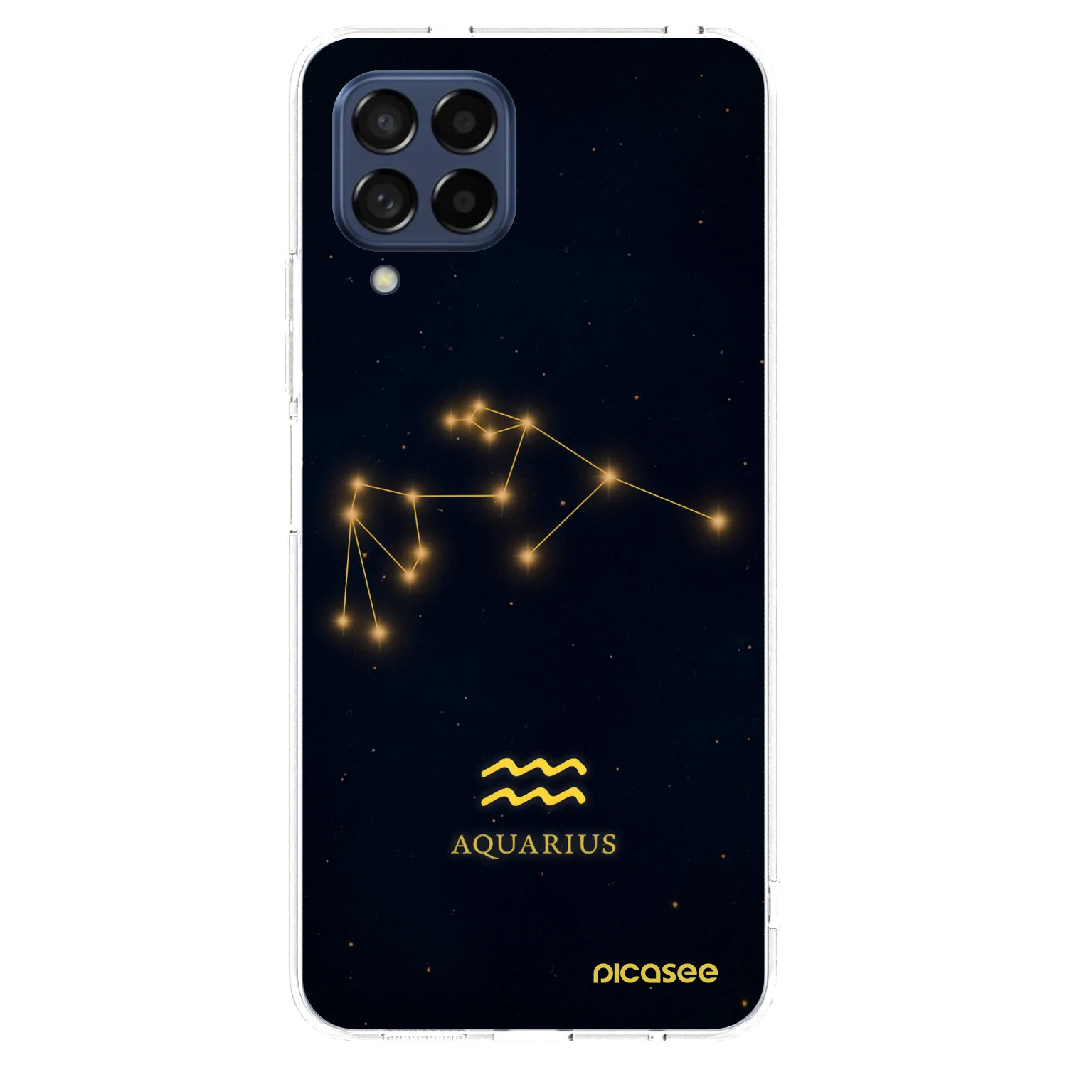Picasee silikonový průhledný obal pro Samsung Galaxy M53 5G - AQUARIUS