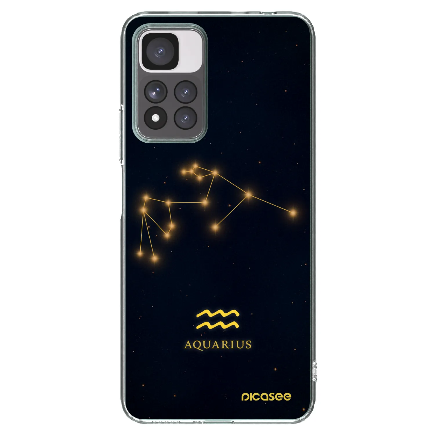 Picasee silikonový průhledný obal pro Xiaomi Redmi Note 11 Pro+ 5G - AQUARIUS