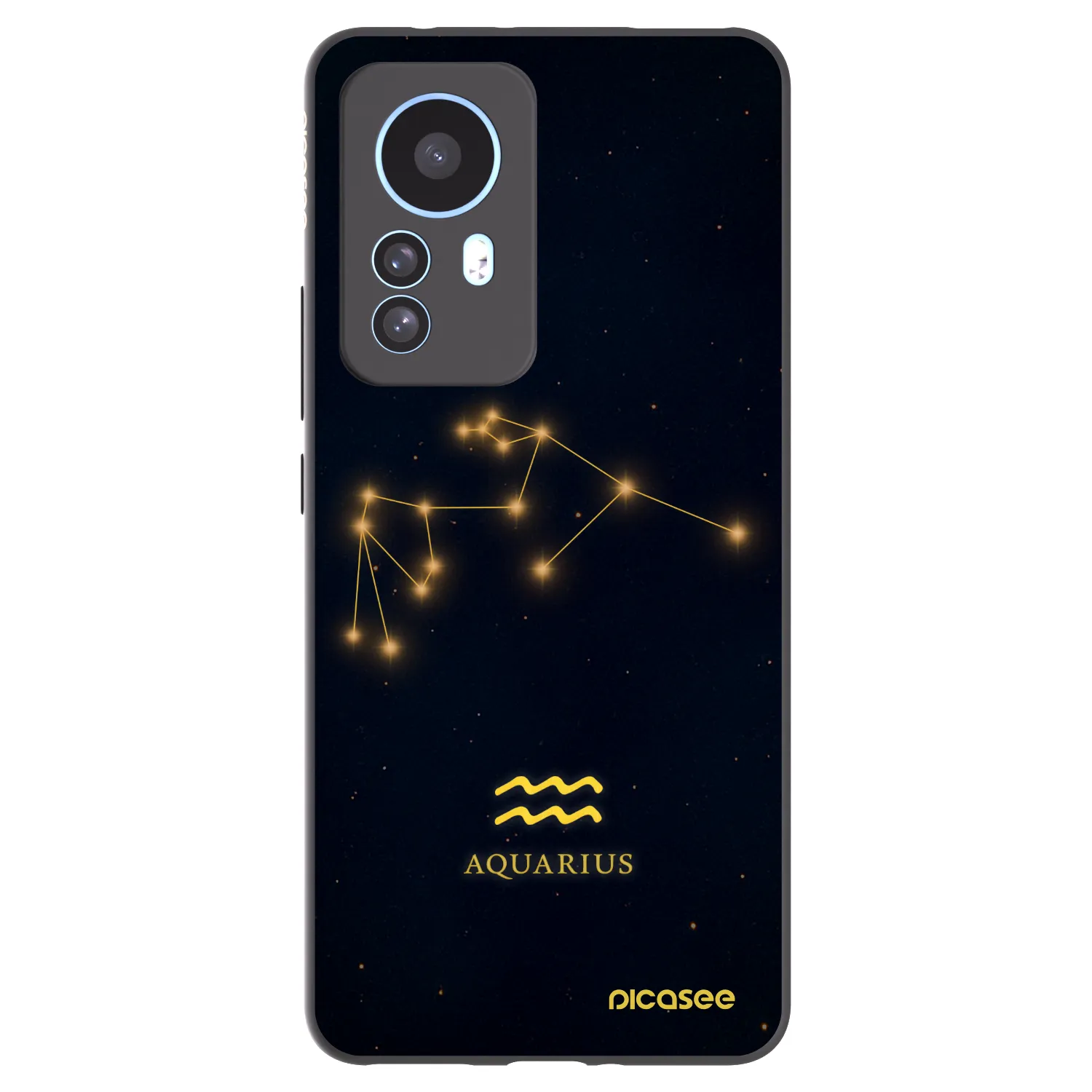 Picasee silikonový černý obal pro Xiaomi 12T Pro - AQUARIUS