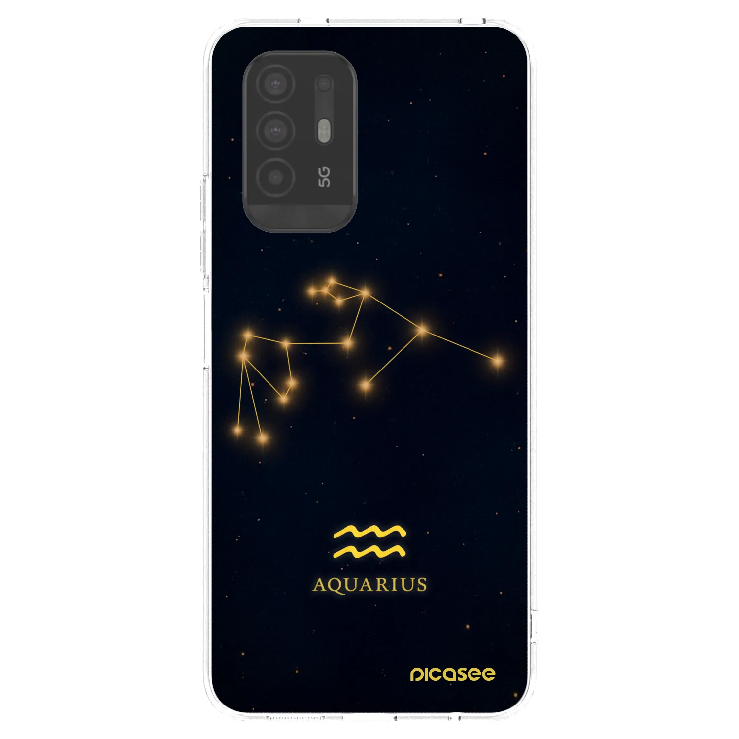 Picasee silikonový průhledný obal pro OPPO A94 5G - AQUARIUS