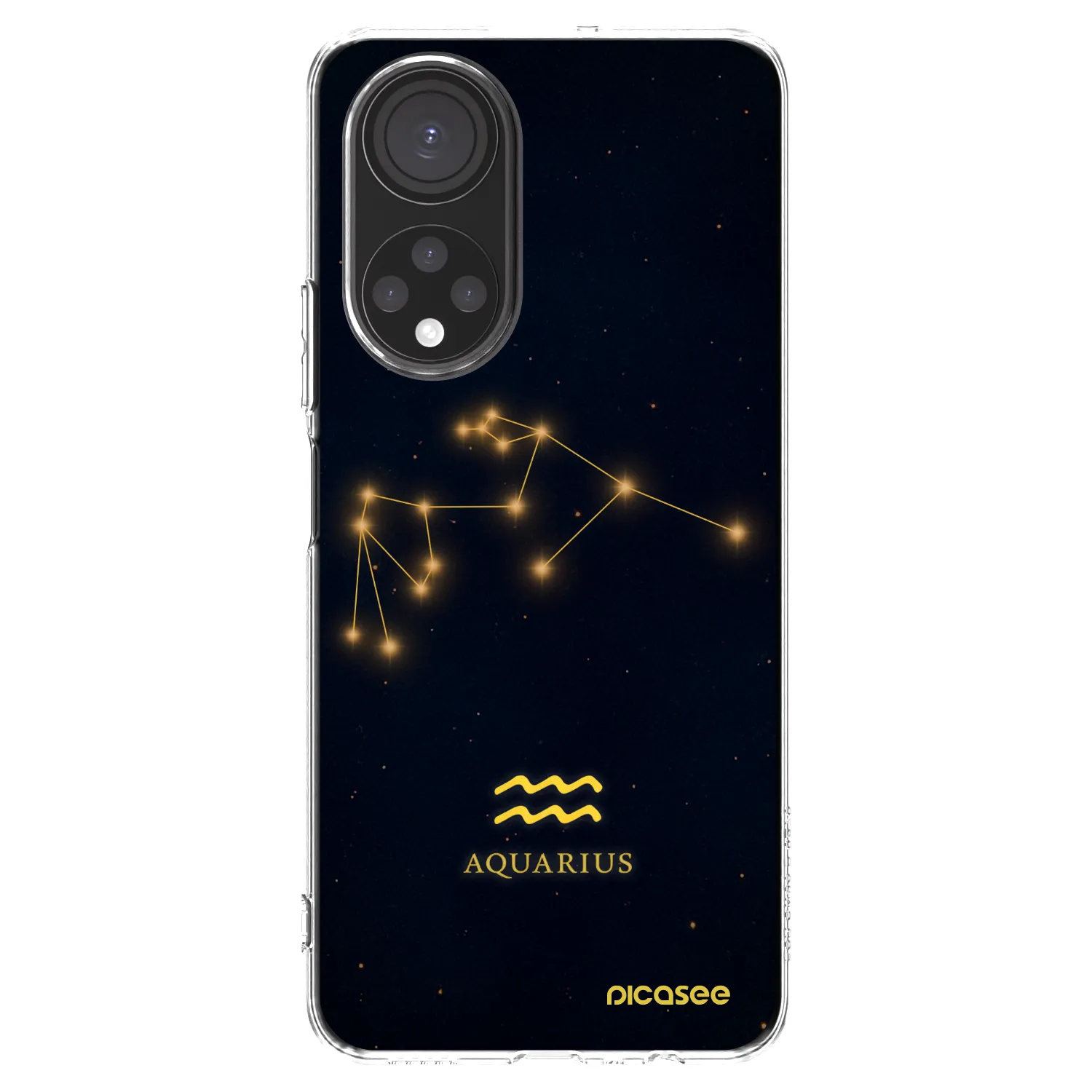 Picasee silikonový průhledný obal pro Honor X7 - AQUARIUS