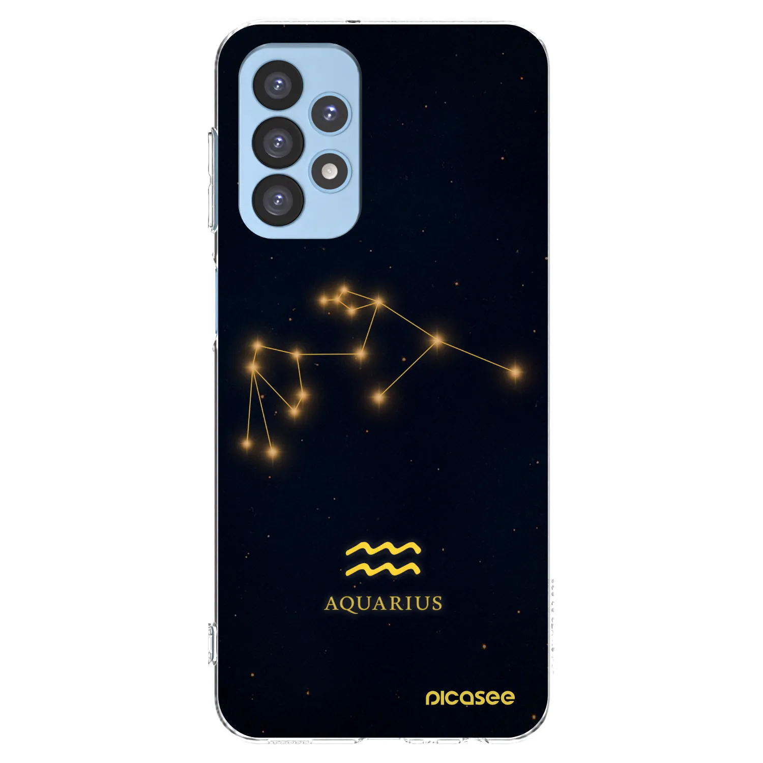 Picasee silikonový průhledný obal pro Samsung Galaxy A23 A235F 4G - AQUARIUS