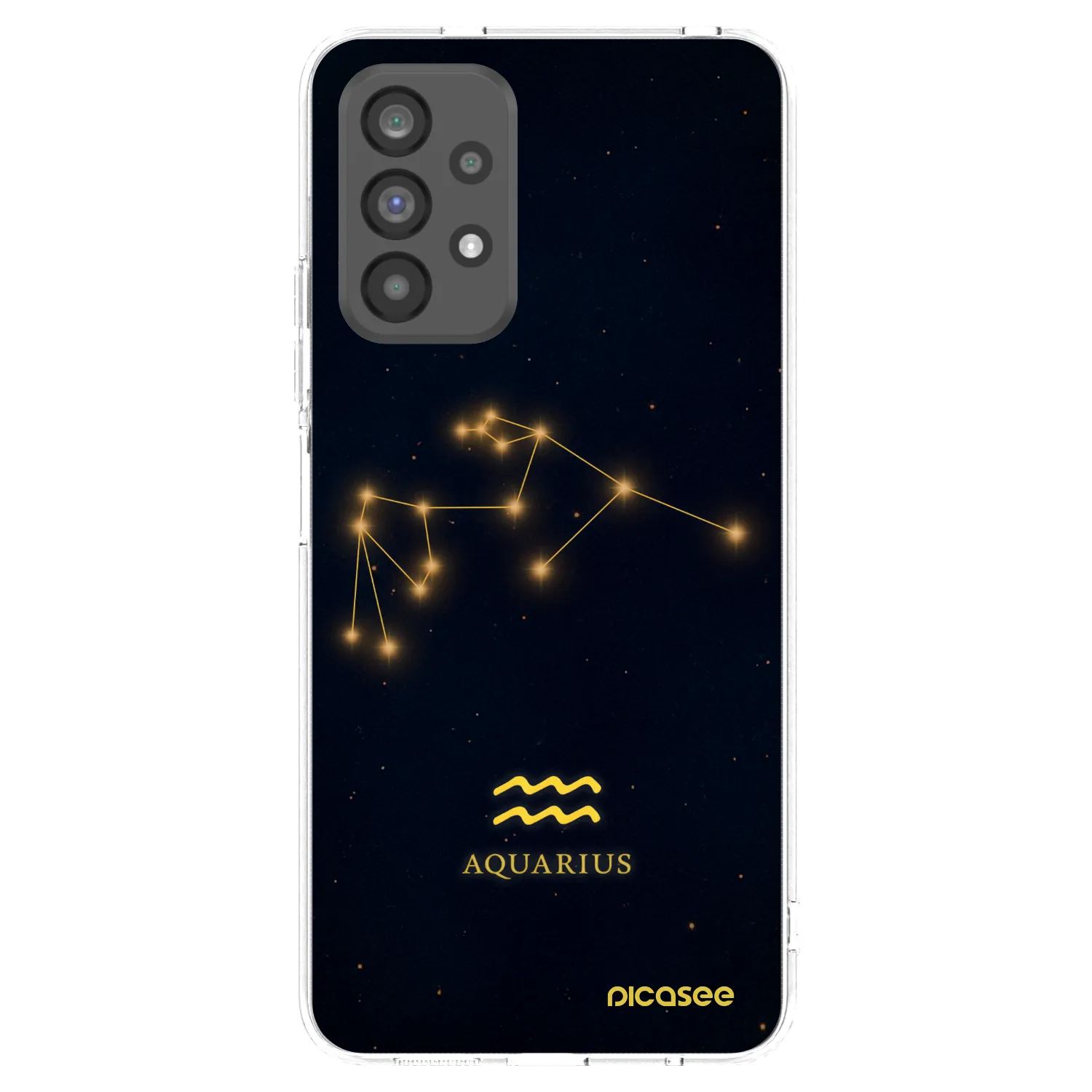 Picasee silikonový průhledný obal pro Samsung Galaxy A73 5G - AQUARIUS