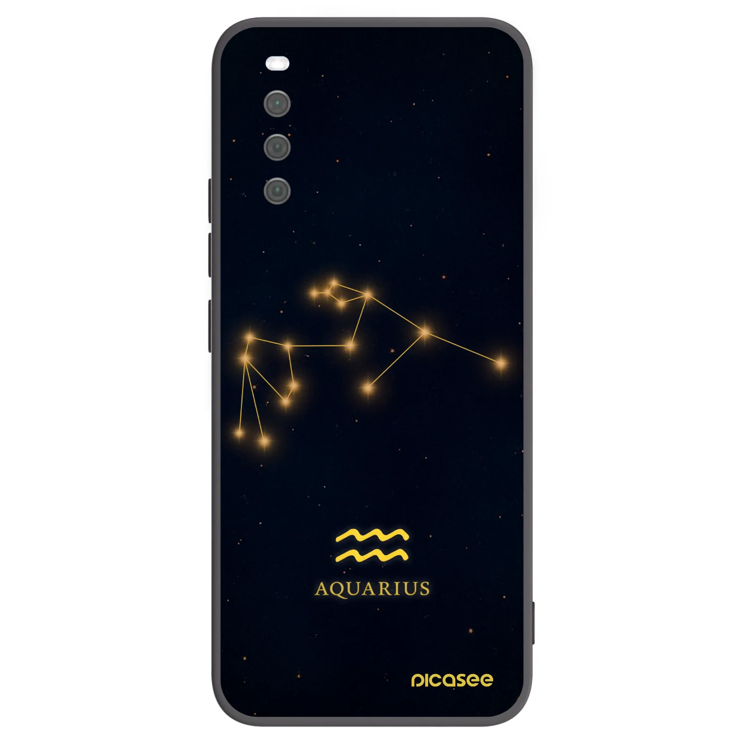 Picasee silikonový černý obal pro Sony Xperia 10 III - AQUARIUS