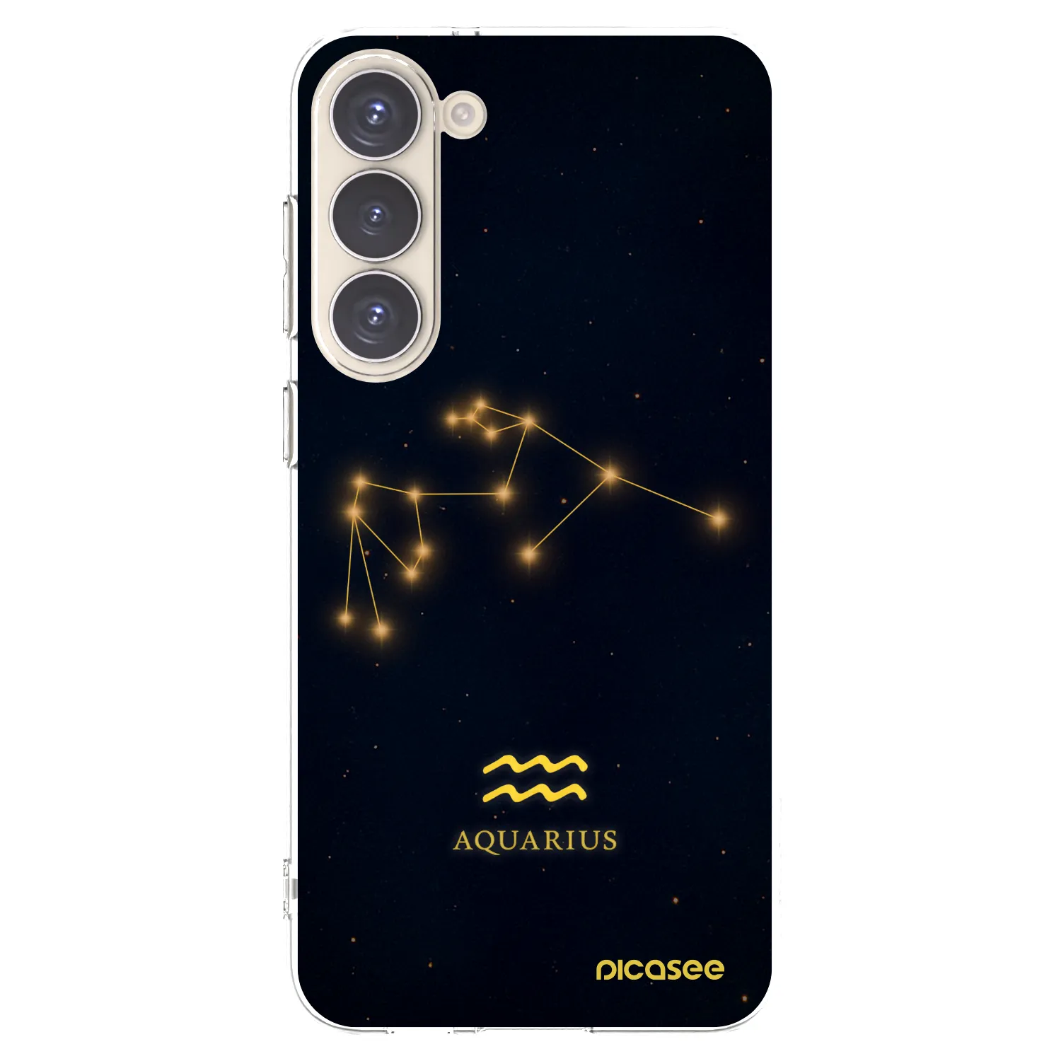 Picasee silikonový průhledný obal pro Samsung Galaxy S23+ 5G - AQUARIUS