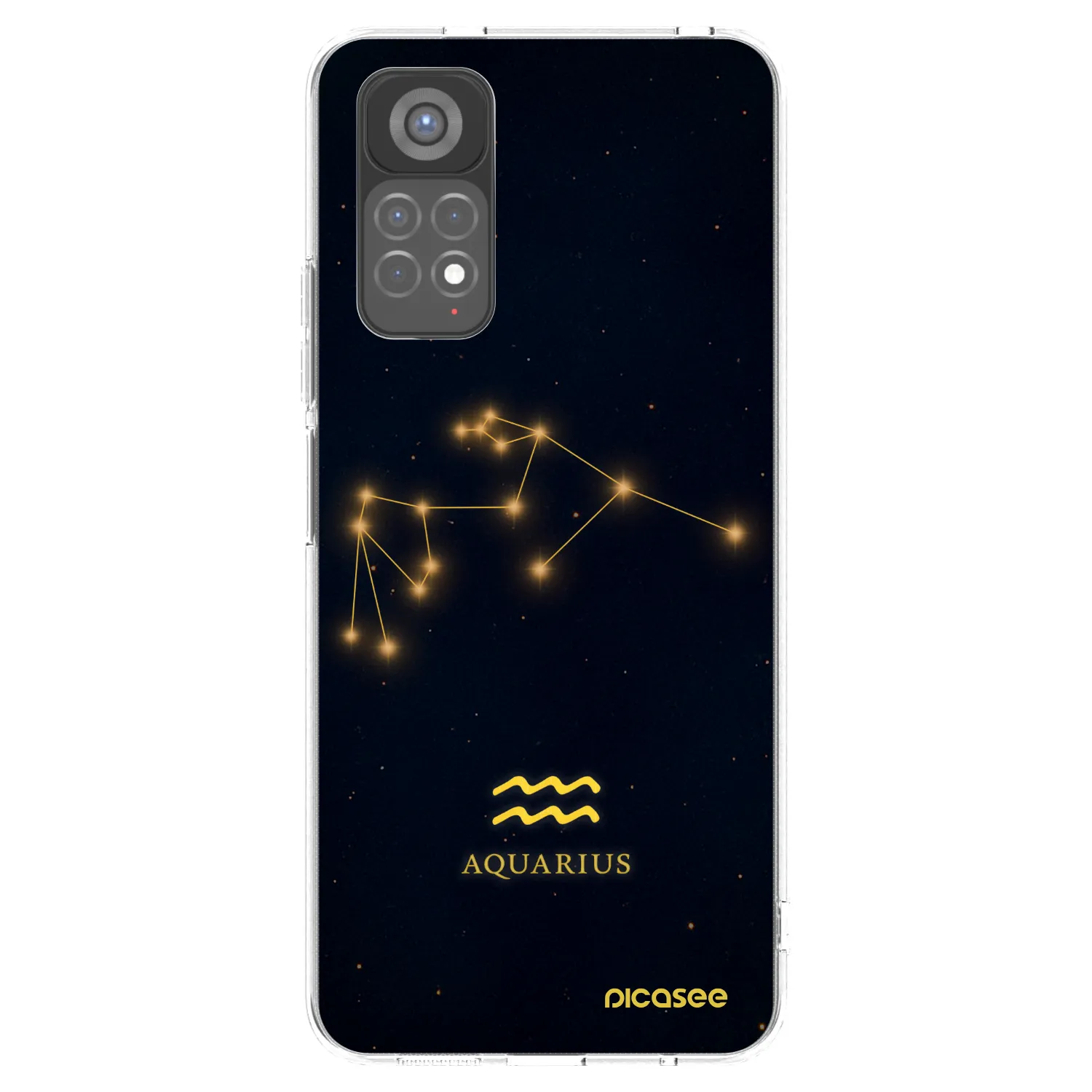 Picasee silikonový průhledný obal pro Xiaomi Redmi Note 11S 5G - AQUARIUS