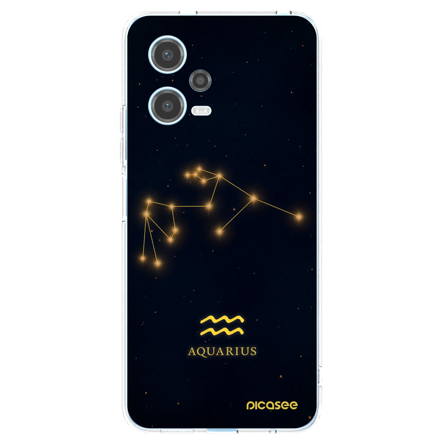 Picasee silikonový průhledný obal pro Xiaomi Redmi Note 12 5G - AQUARIUS