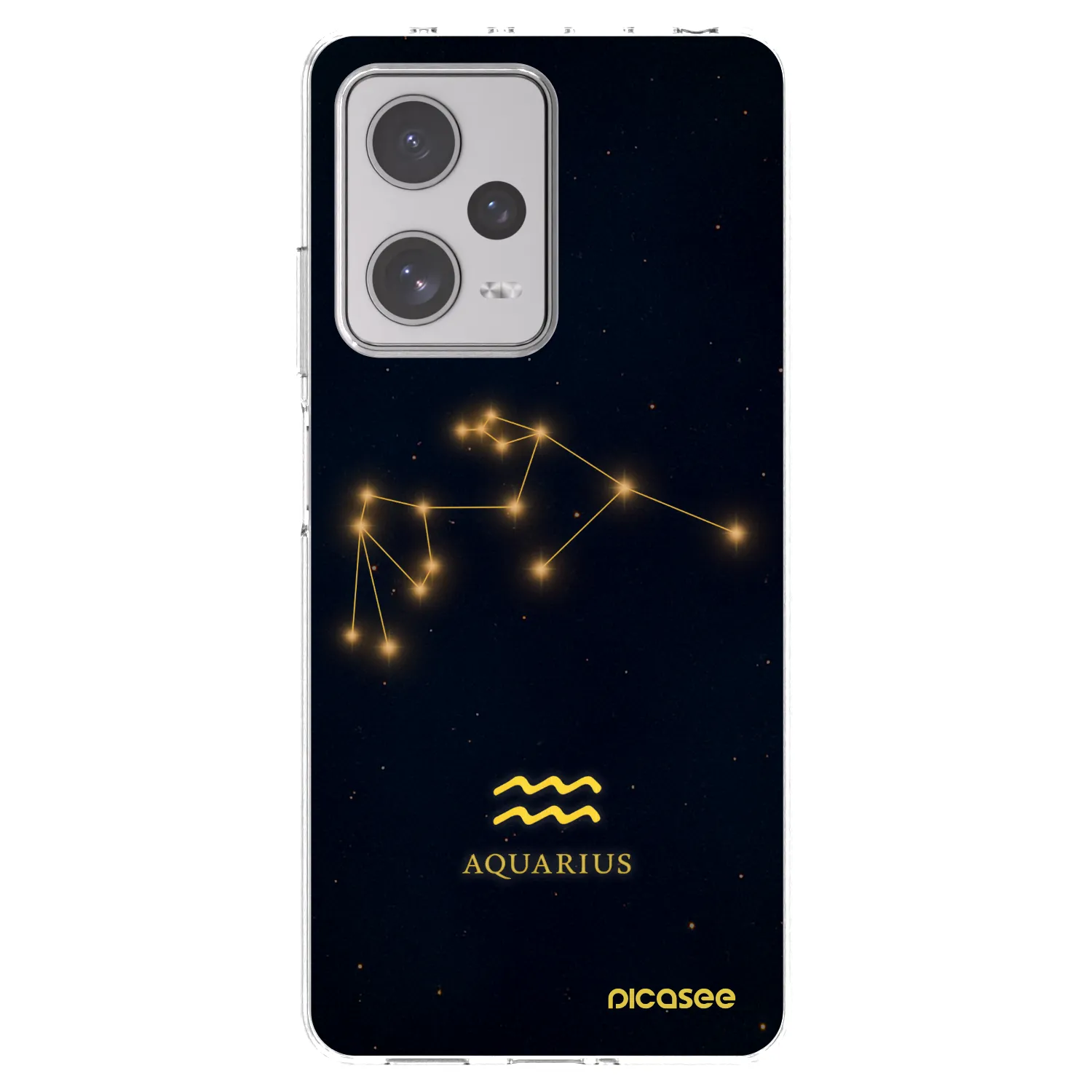 Picasee silikonový průhledný obal pro Xiaomi Redmi Note 12 Pro+ 5G - AQUARIUS