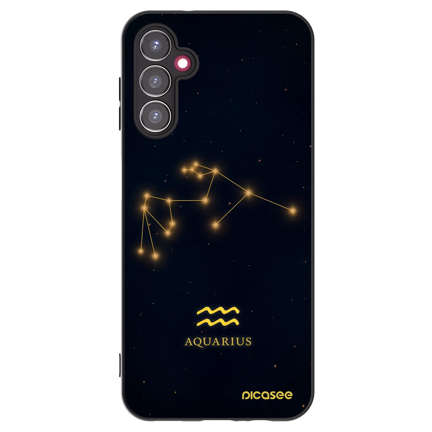Picasee silikonový černý obal pro Samsung Galaxy A14 4G A145R - AQUARIUS