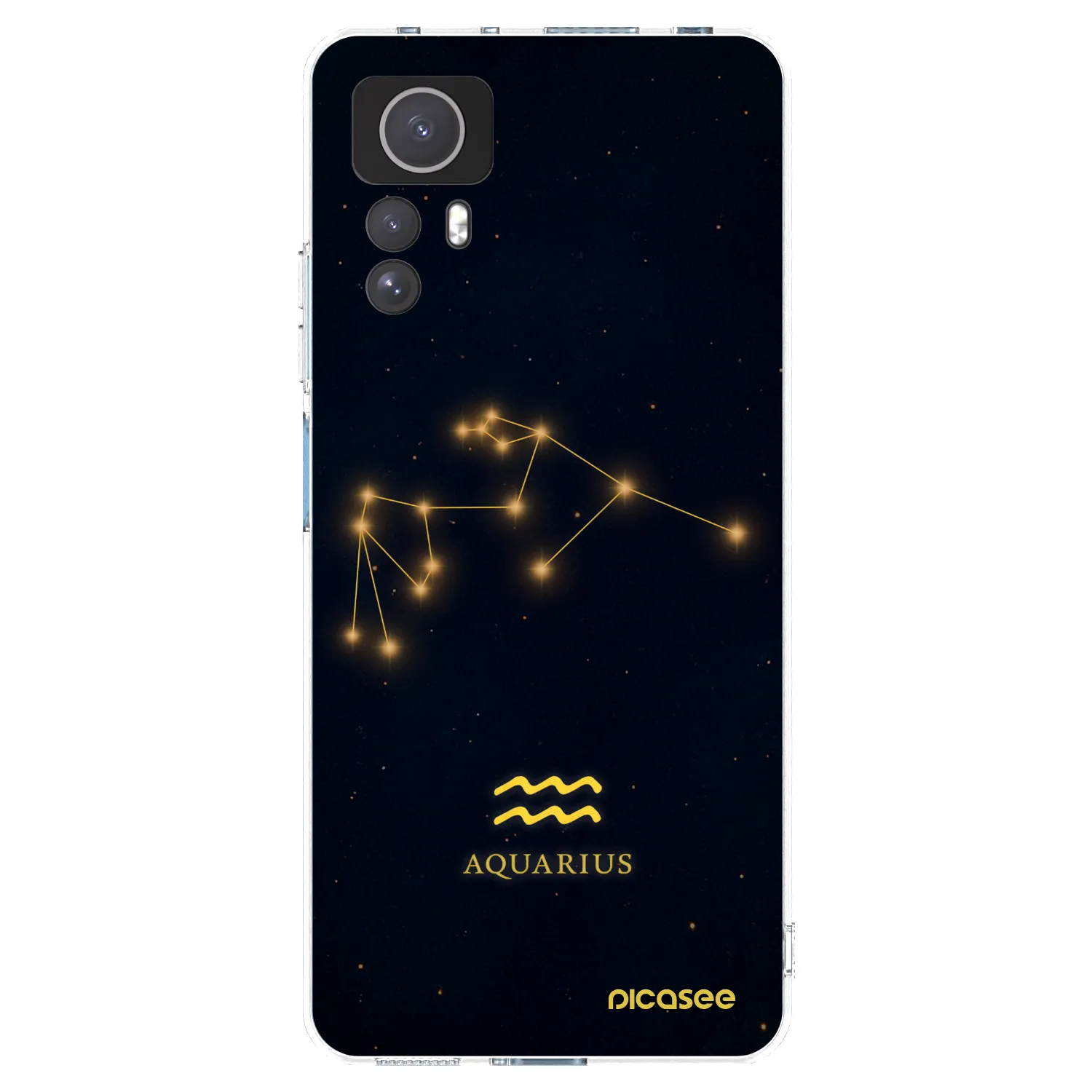 Picasee silikonový průhledný obal pro Xiaomi Redmi Note 12S - AQUARIUS