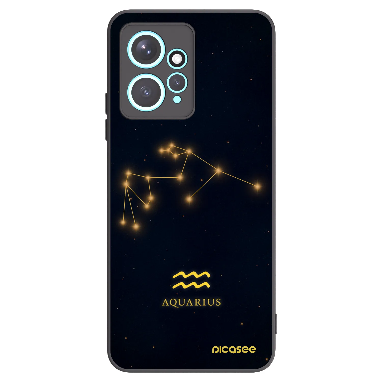 Picasee silikonový černý obal pro Xiaomi Redmi Note 12 4G - AQUARIUS