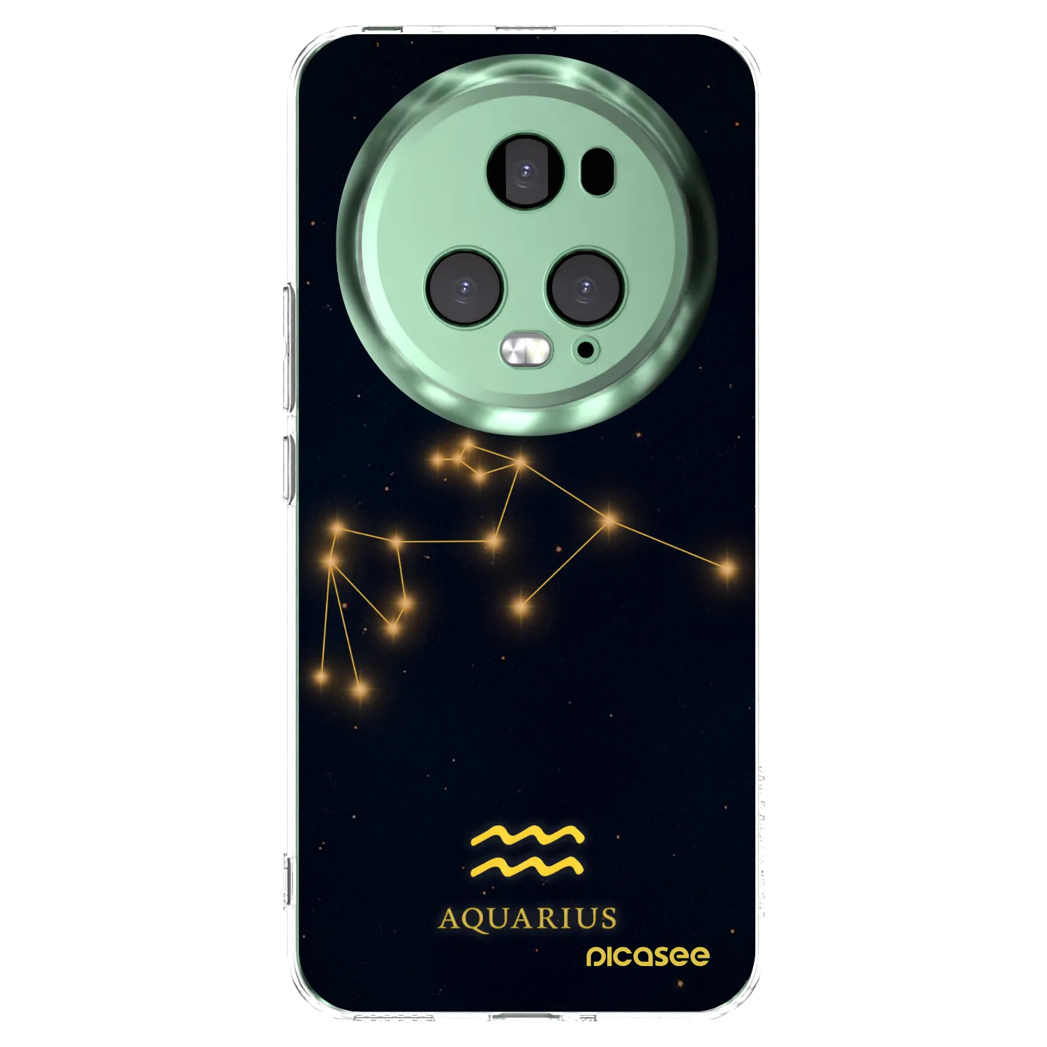 Picasee silikonový průhledný obal pro Honor Magic5 Pro - AQUARIUS