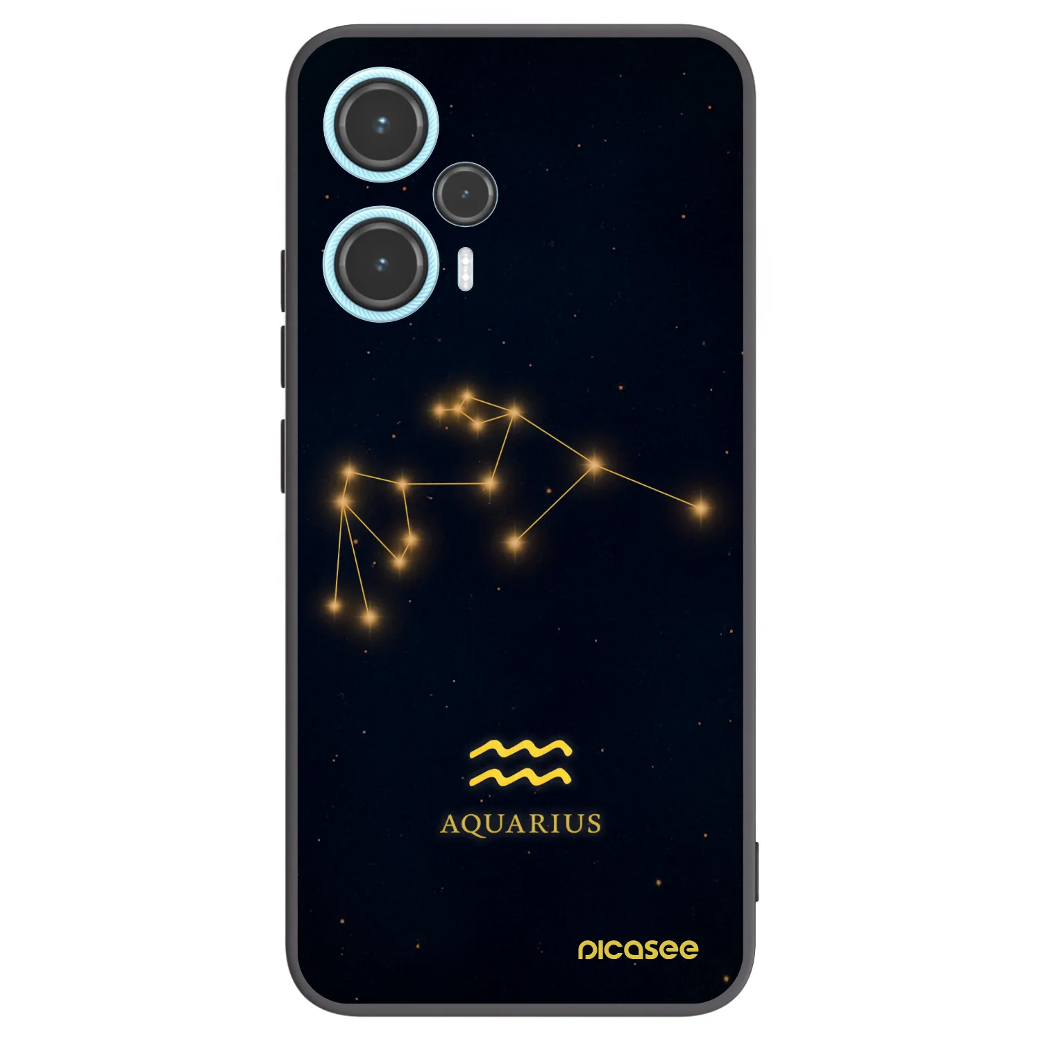 Picasee silikonový černý obal pro Xiaomi Poco F5 - AQUARIUS