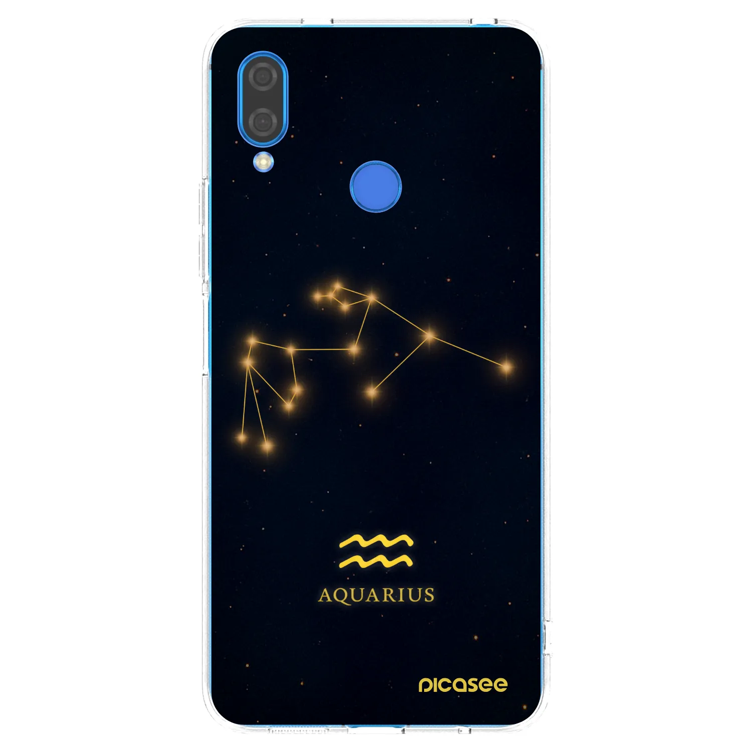Picasee silikonový průhledný obal pro Huawei Nova 3i - AQUARIUS