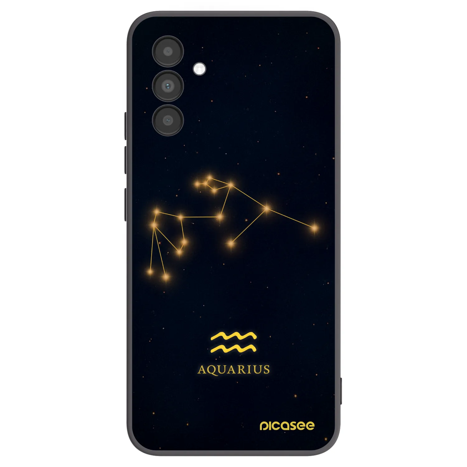 Picasee silikonový černý obal pro Samsung Galaxy A04s A047F - AQUARIUS
