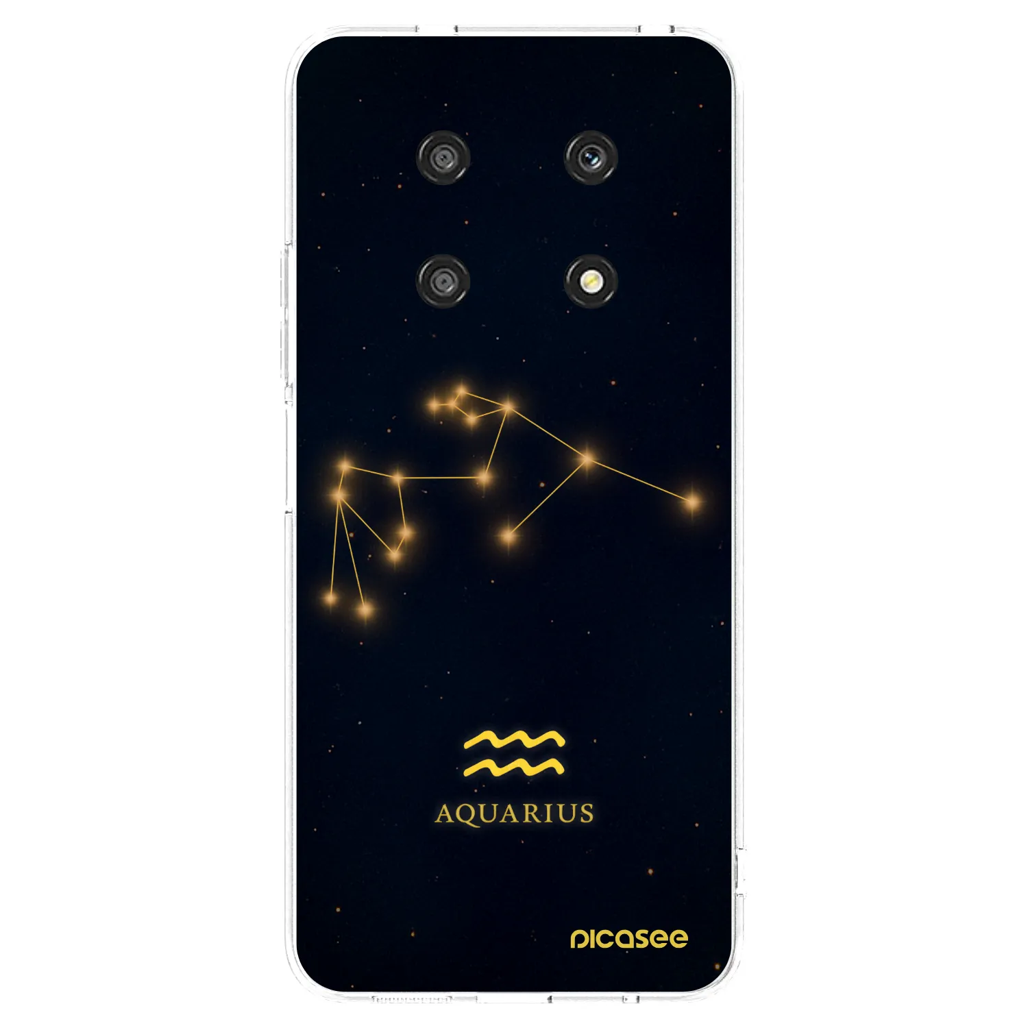 Picasee silikonový průhledný obal pro Honor Magic4 Lite 5G - AQUARIUS