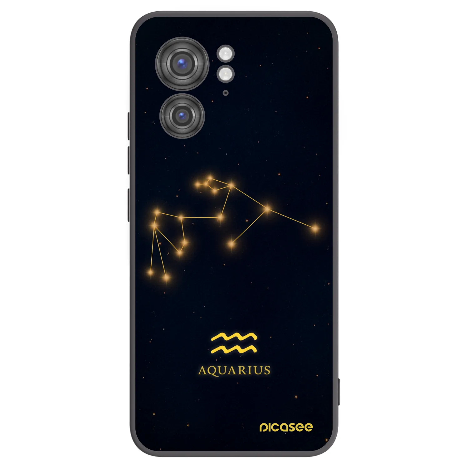 Picasee silikonový černý obal pro Motorola Edge 40 - AQUARIUS