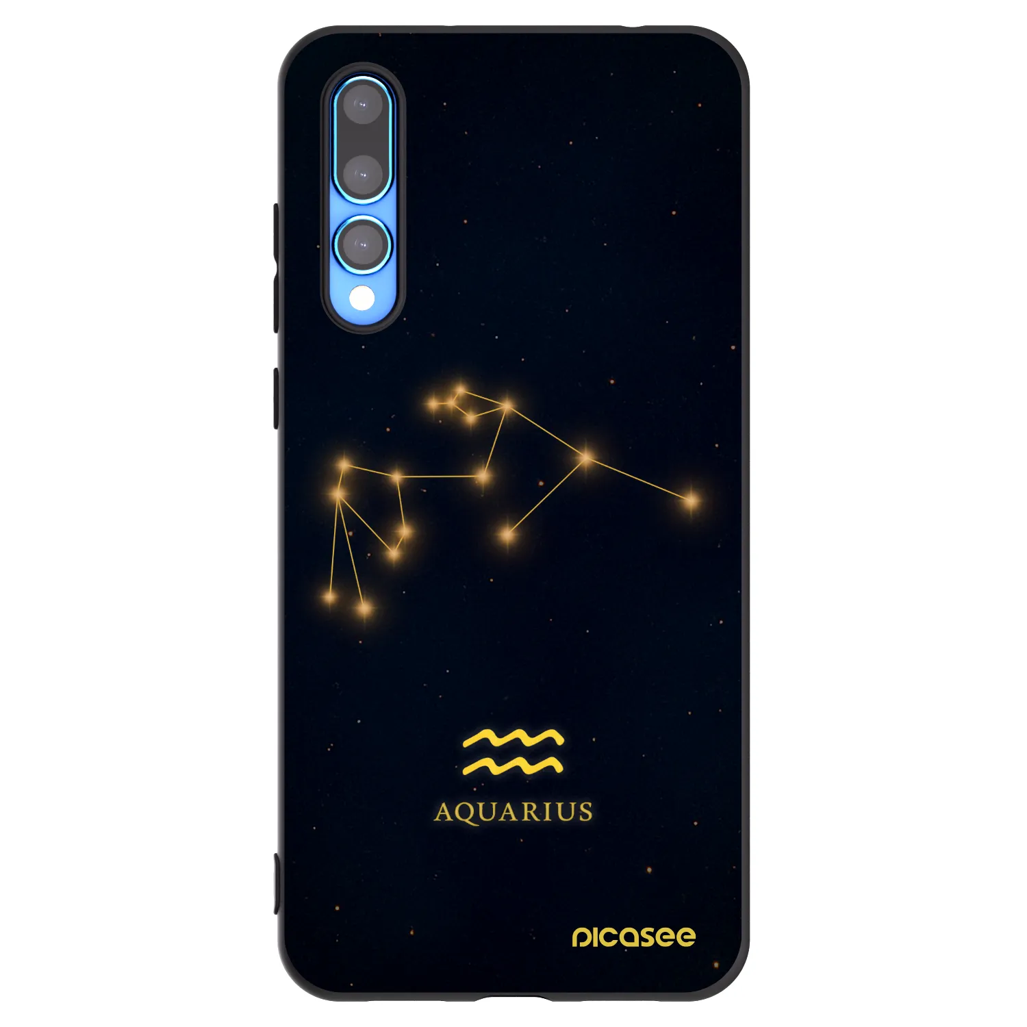 Picasee silikonový černý obal pro Huawei P20 Pro - AQUARIUS