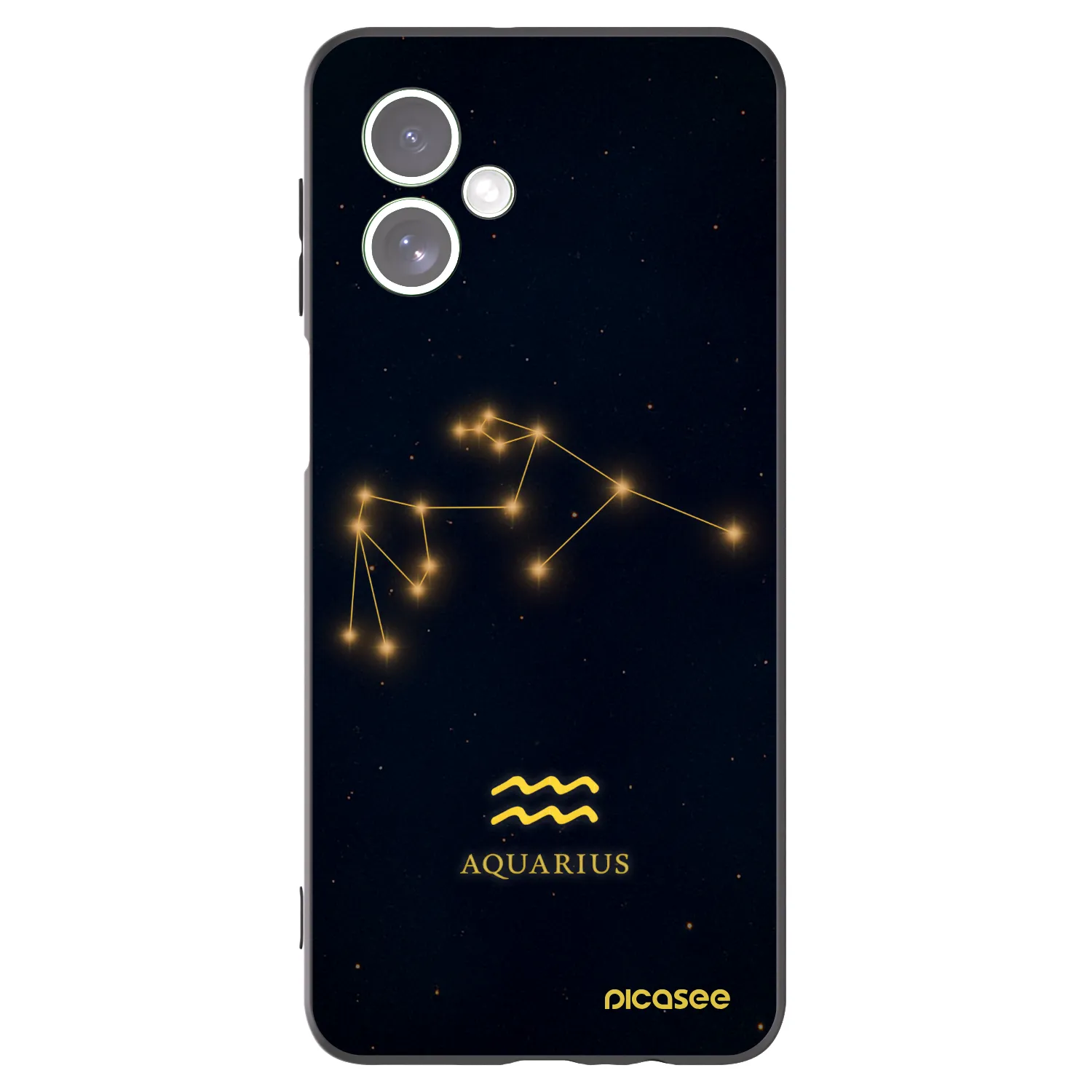 Picasee silikonový černý obal pro Motorola Moto G54 5G - AQUARIUS