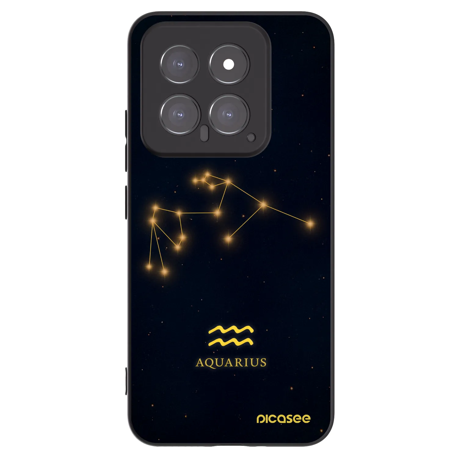 Picasee silikonový černý obal pro Xiaomi 14 - AQUARIUS
