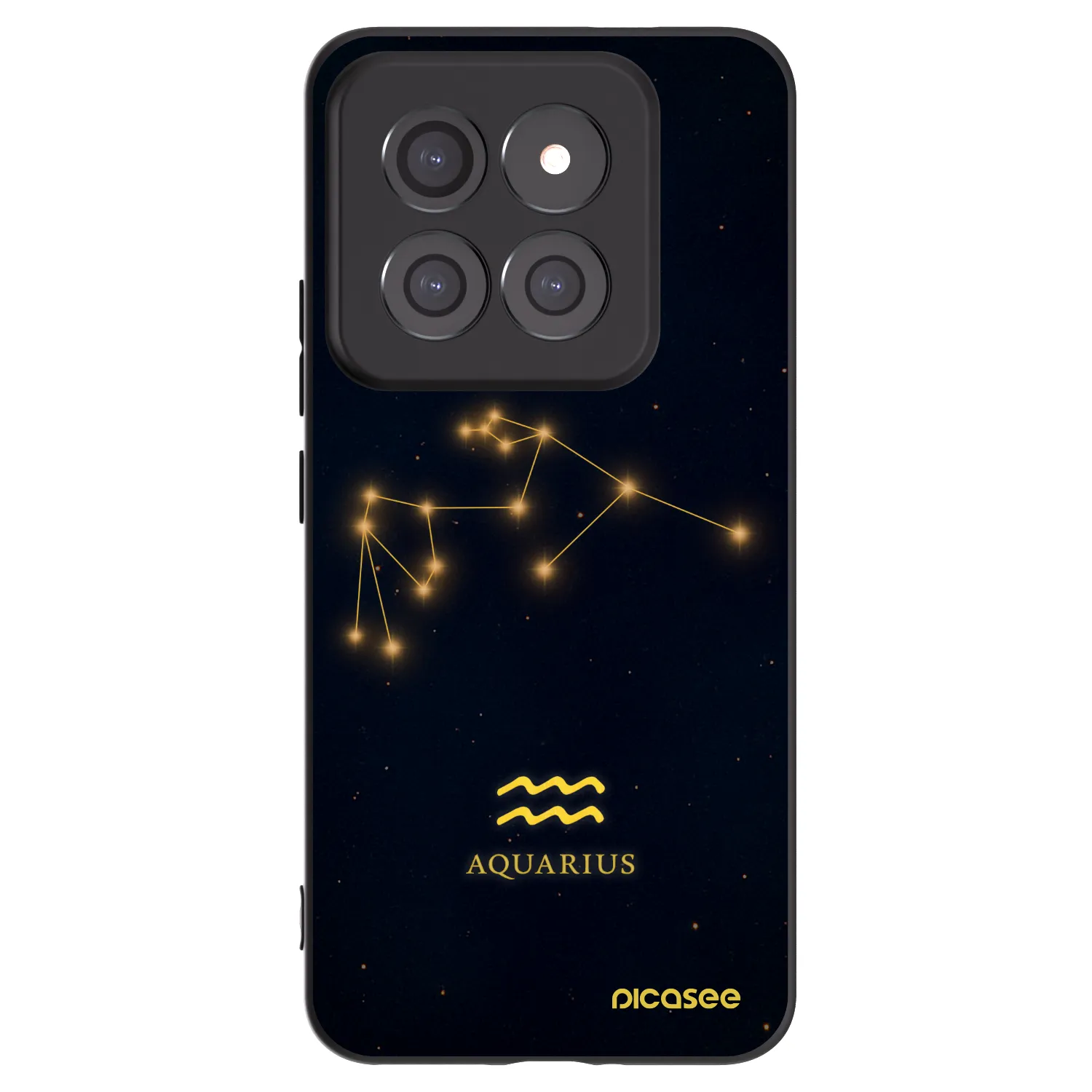 Picasee silikonový černý obal pro Xiaomi 14 Pro - AQUARIUS