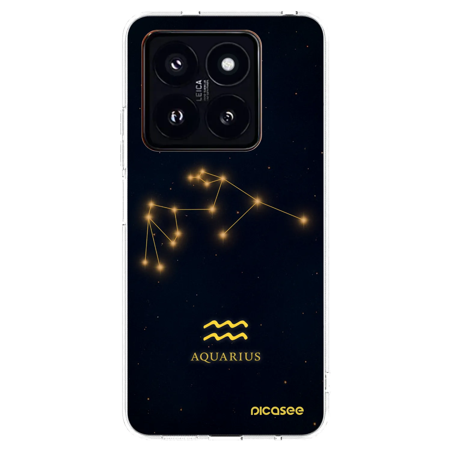 Picasee silikonový průhledný obal pro Xiaomi 14 Pro - AQUARIUS