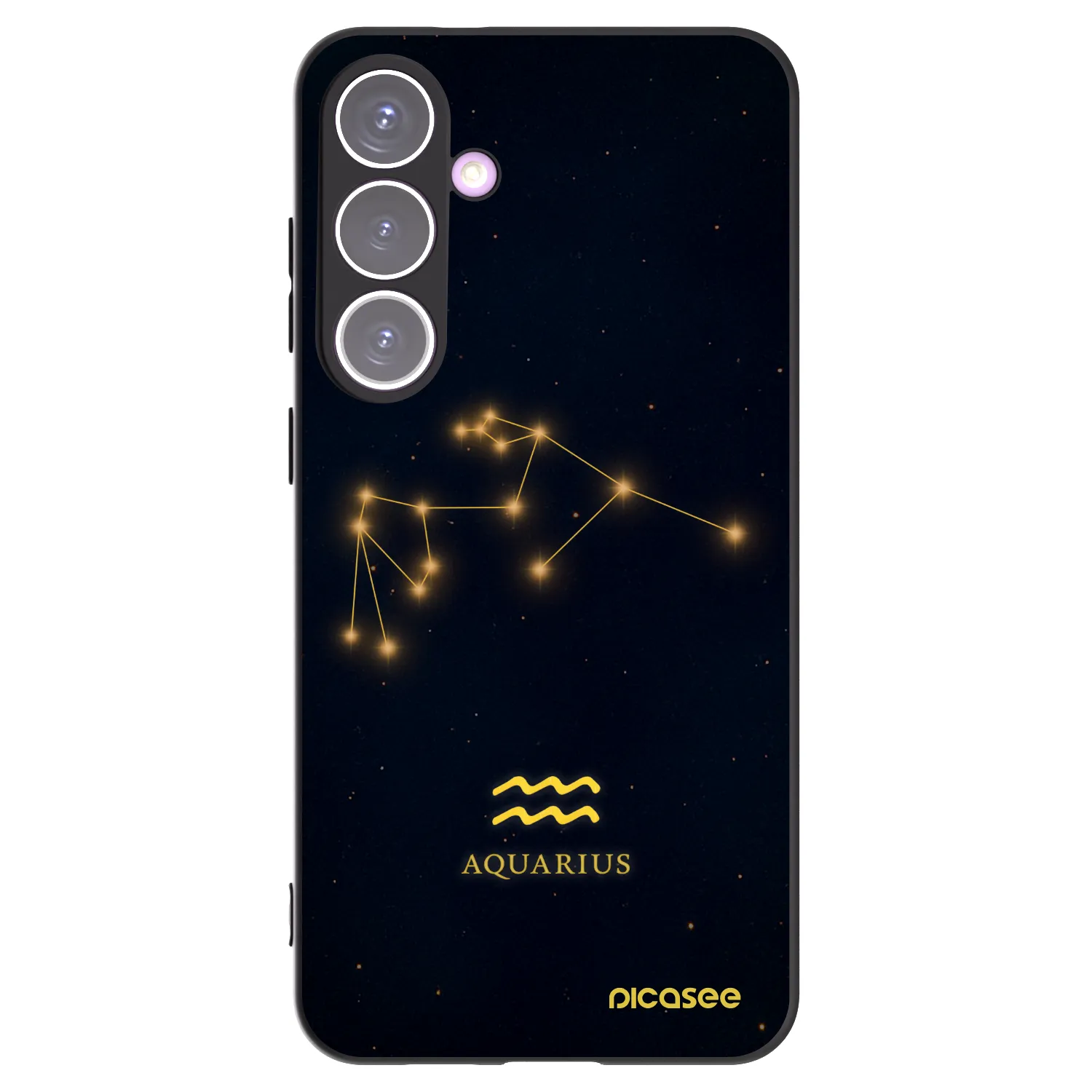 Picasee silikonový černý obal pro Samsung Galaxy S24+ S926B 5G - AQUARIUS