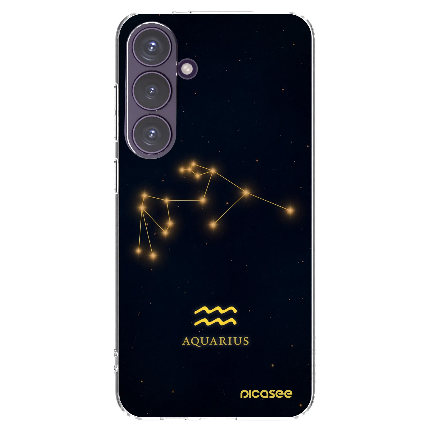 Picasee silikonový průhledný obal pro Samsung Galaxy S24+ S926B 5G - AQUARIUS