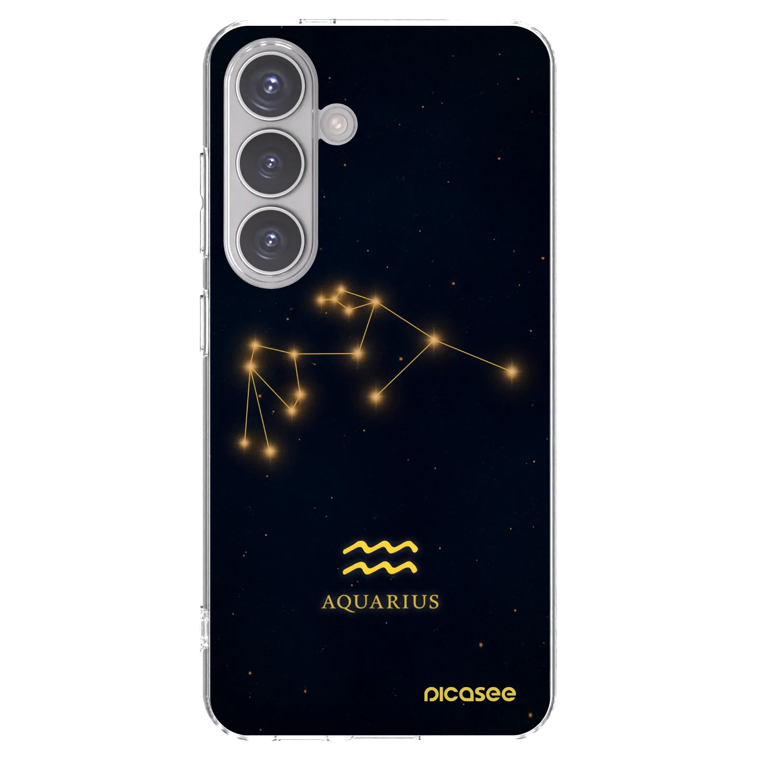 Picasee silikonový průhledný obal pro Samsung Galaxy S24 S921B 5G - AQUARIUS