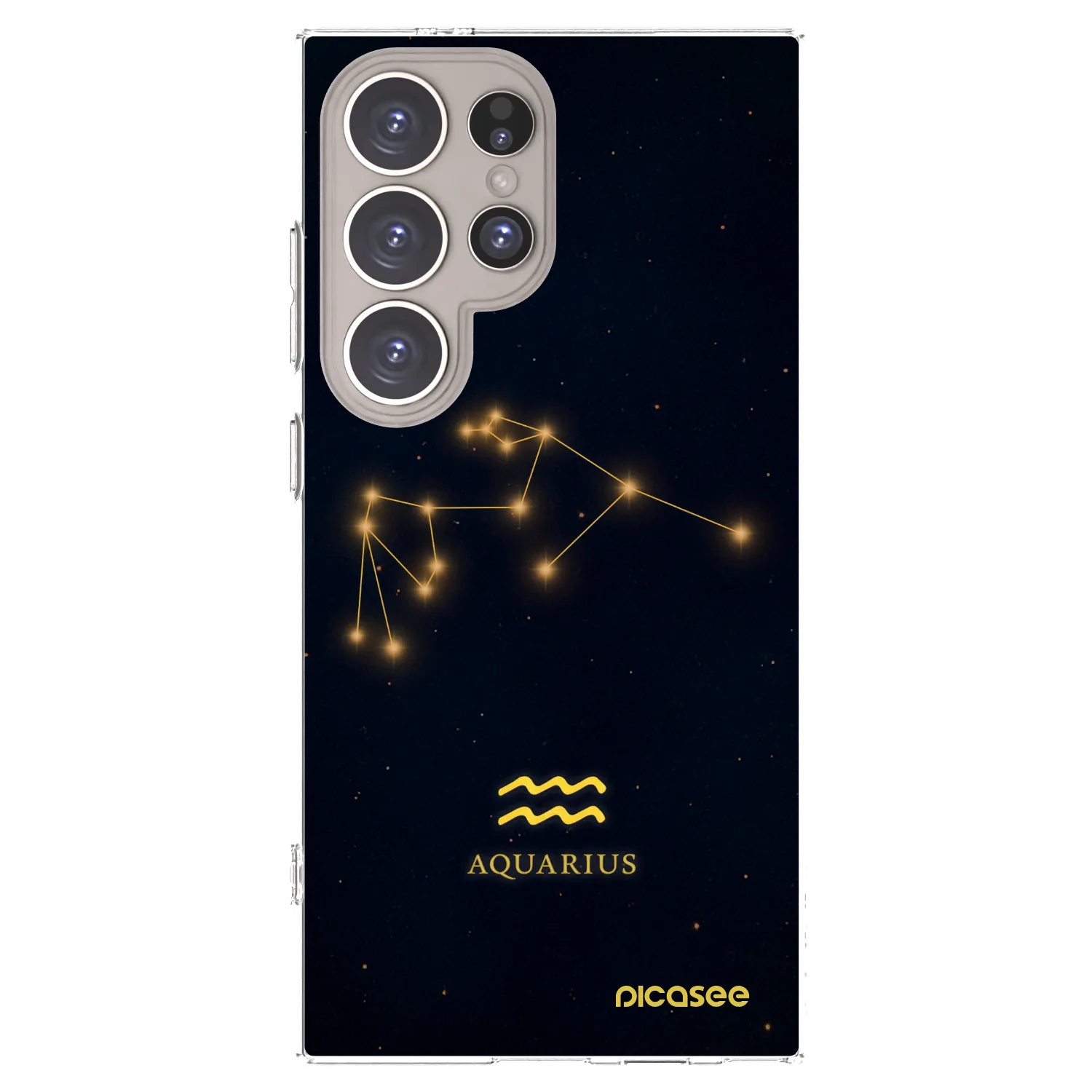 Picasee silikonový průhledný obal pro Samsung Galaxy S24 Ultra S928B 5G - AQUARIUS
