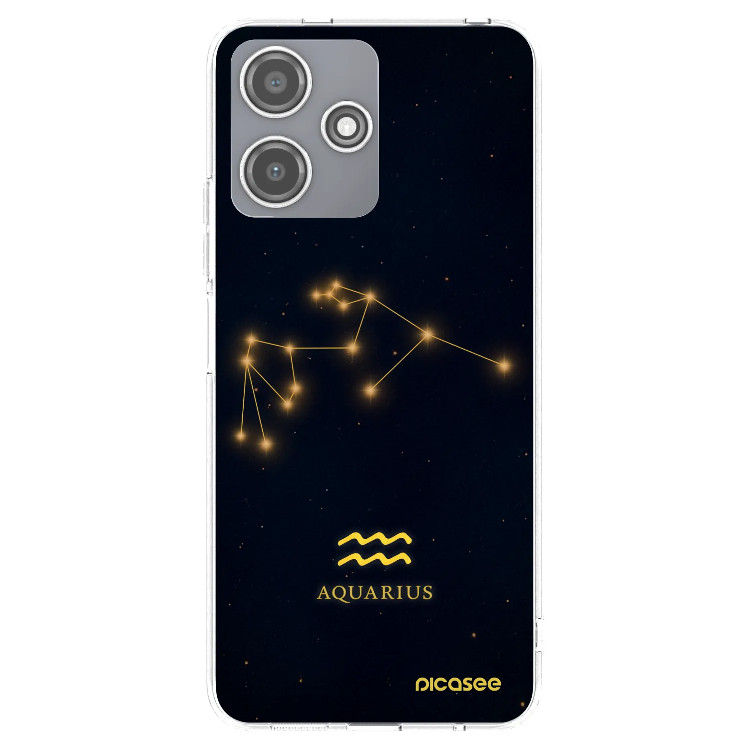 Picasee silikonový průhledný obal pro Xiaomi Redmi 12 5G - AQUARIUS