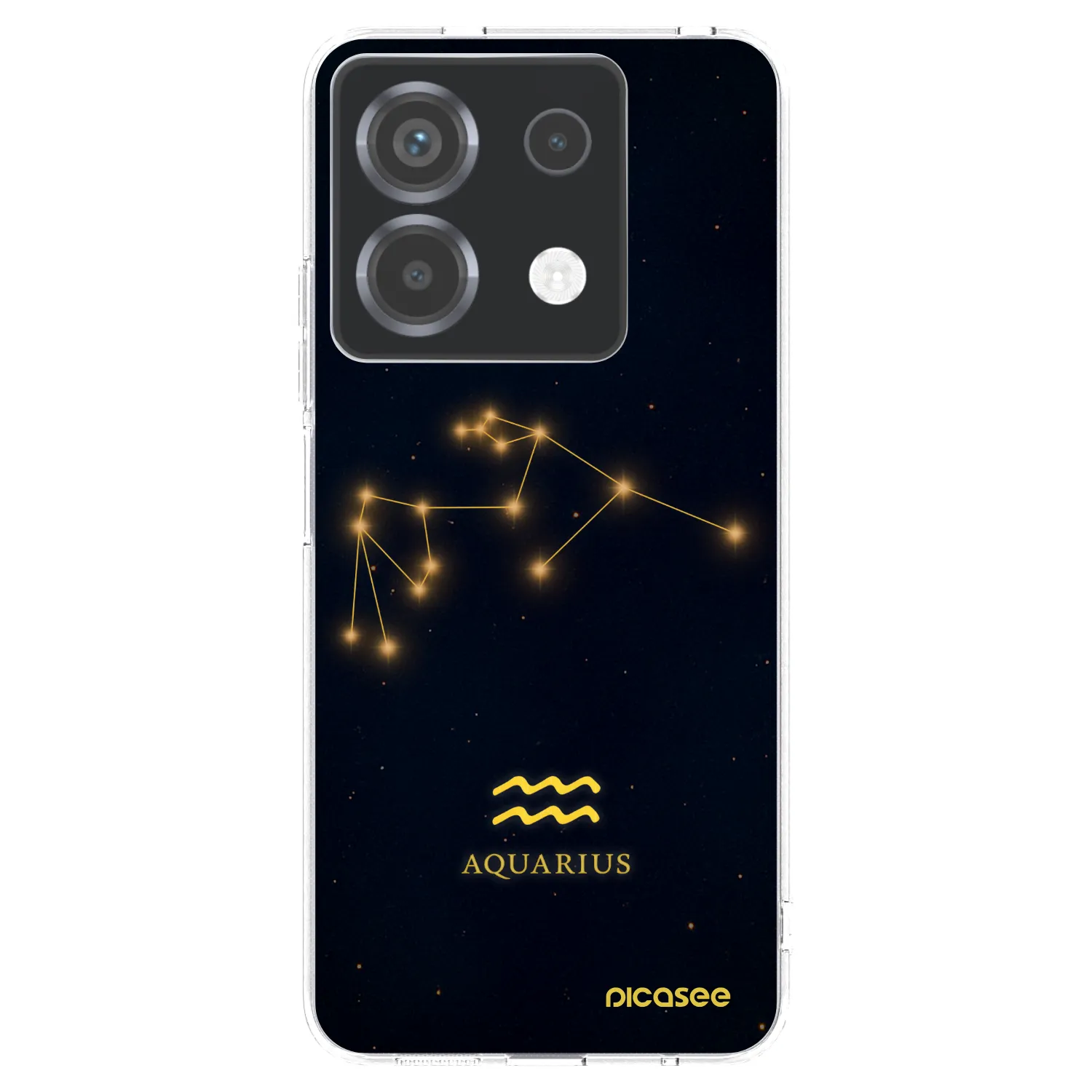 Picasee silikonový průhledný obal pro Xiaomi Poco X6 - AQUARIUS