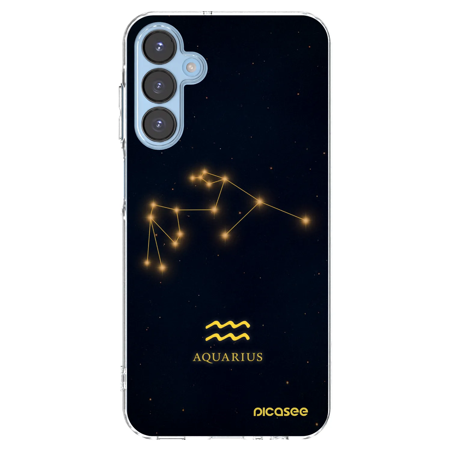 Picasee silikonový průhledný obal pro Samsung Galaxy A15 A156B 5G - AQUARIUS